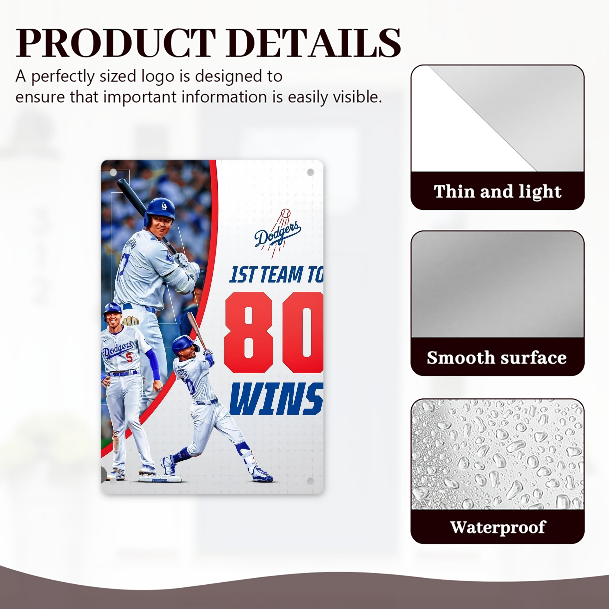  8x12inch Vertical Aluminum Sign - Durable Fade-Resistant Indoor/Outdoor Safety & Information Plaque For Office, Hotel, Restaurant, Bar, Public Spaces