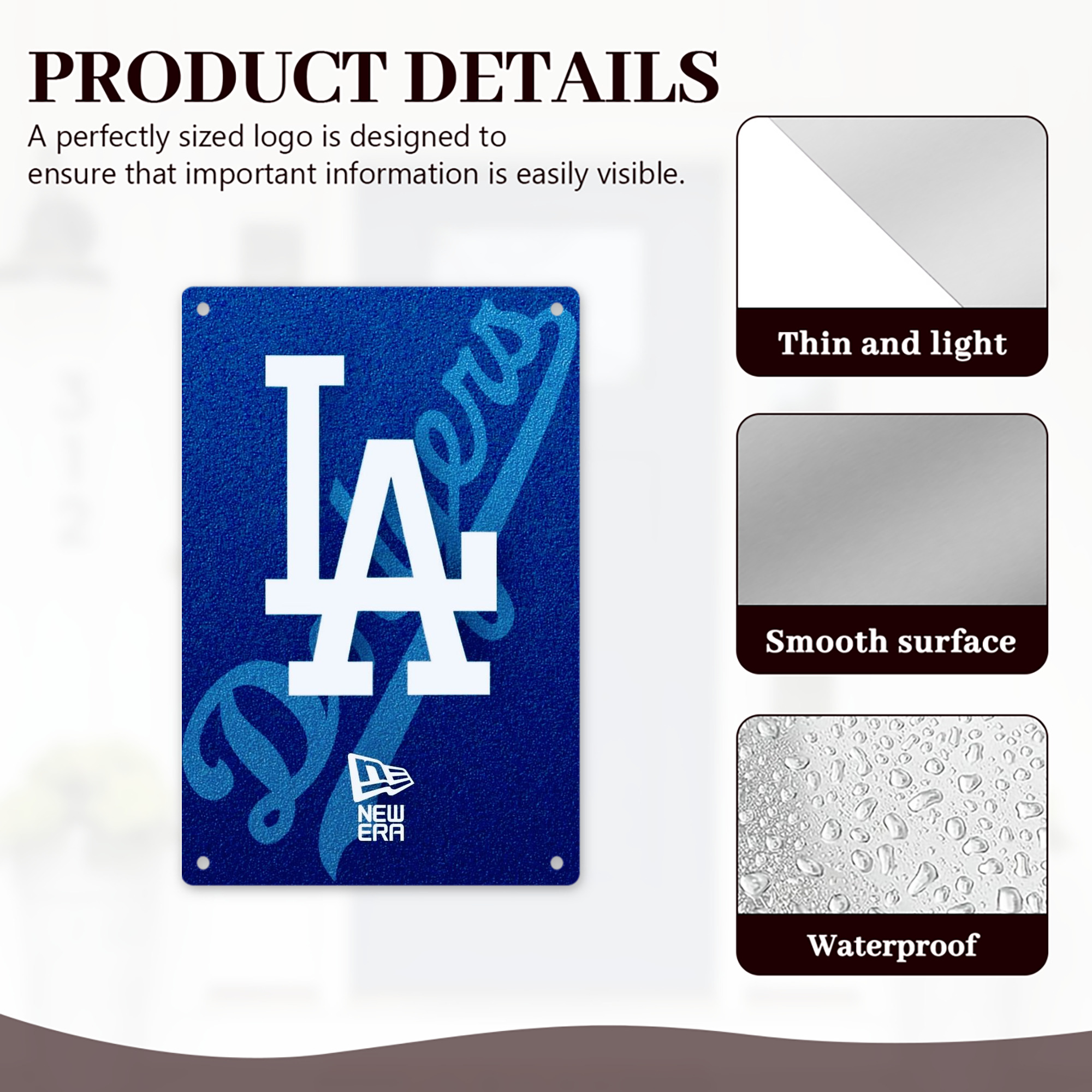  8x12inch Vertical Aluminum Sign - Durable Fade-Resistant Indoor/Outdoor Safety & Information Plaque For Office, Hotel, Restaurant, Bar, Public Spaces