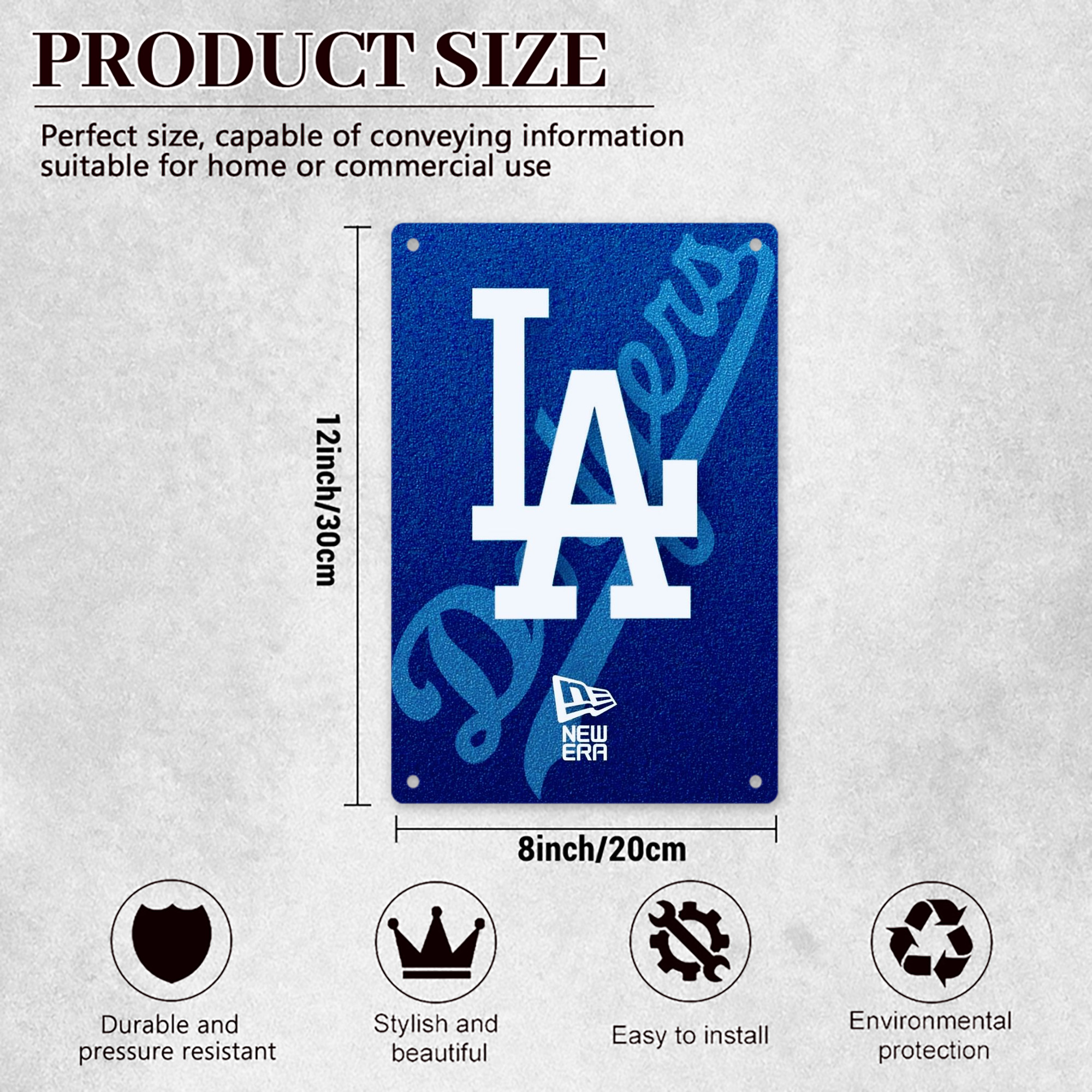  8x12inch Vertical Aluminum Sign - Durable Fade-Resistant Indoor/Outdoor Safety & Information Plaque For Office, Hotel, Restaurant, Bar, Public Spaces