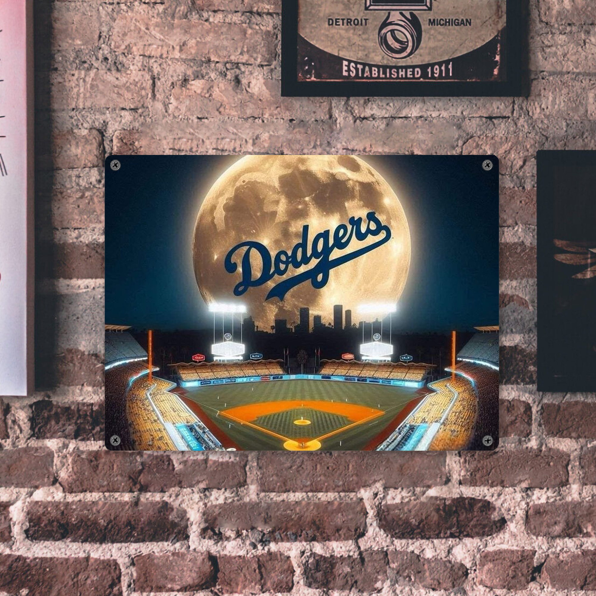  Vintage Metal Tin Sign 16x12 – Full-Print Iron Wall Decor – Durable, Fade-Resistant – Easy To Hang – Ideal For Home, Bar, Kitchen & Office Decor