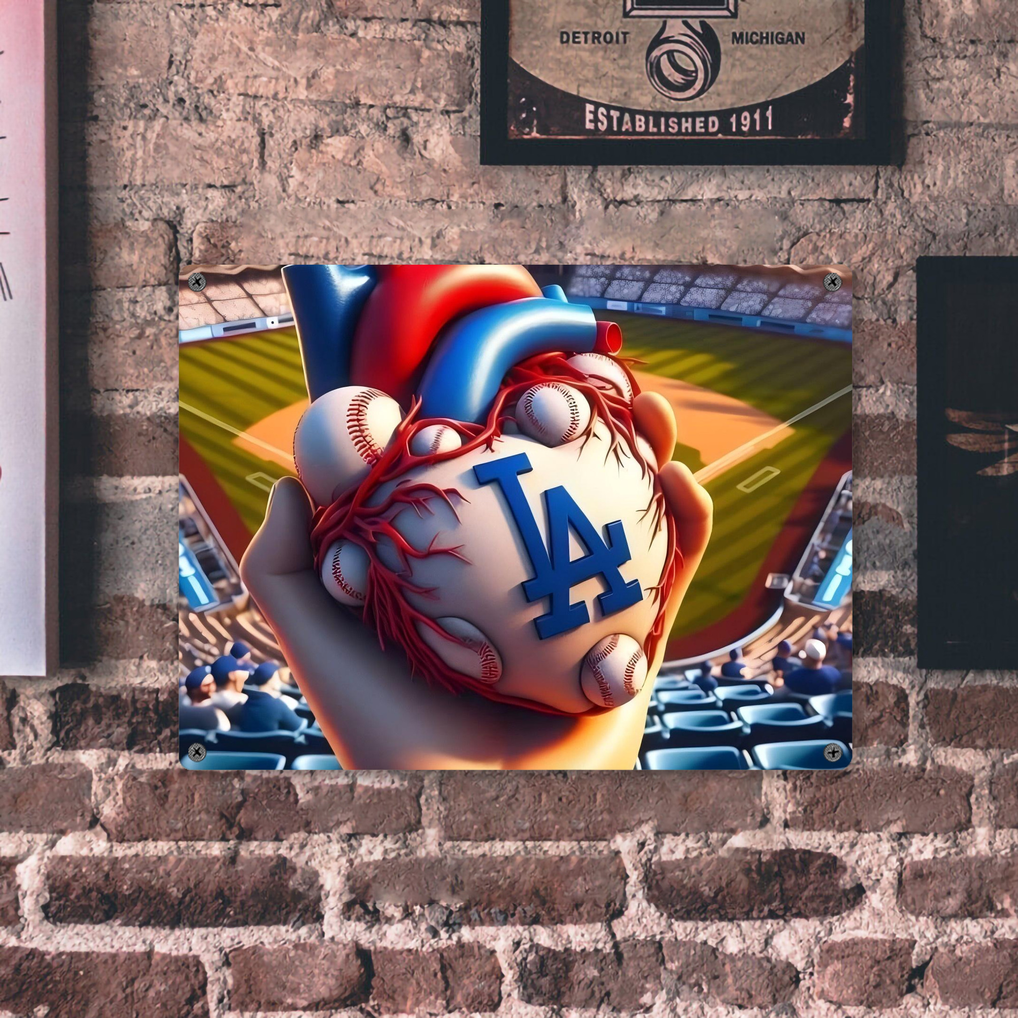  Vintage Metal Tin Sign 16x12 – Full-Print Iron Wall Decor – Durable, Fade-Resistant – Easy To Hang – Ideal For Home, Bar, Kitchen & Office Decor