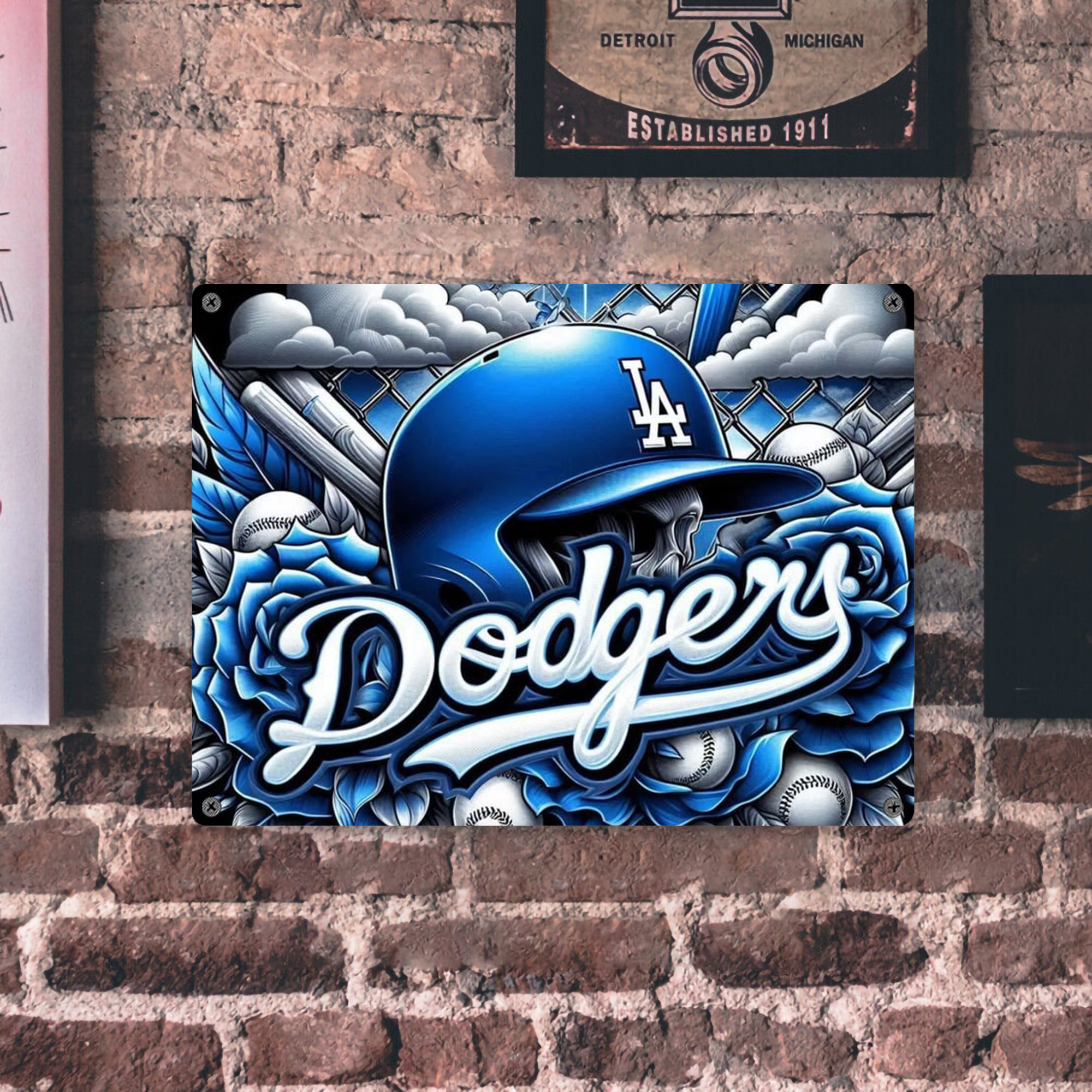  Vintage Metal Tin Sign 16x12 – Full-Print Iron Wall Decor – Durable, Fade-Resistant – Easy To Hang – Ideal For Home, Bar, Kitchen & Office Decor