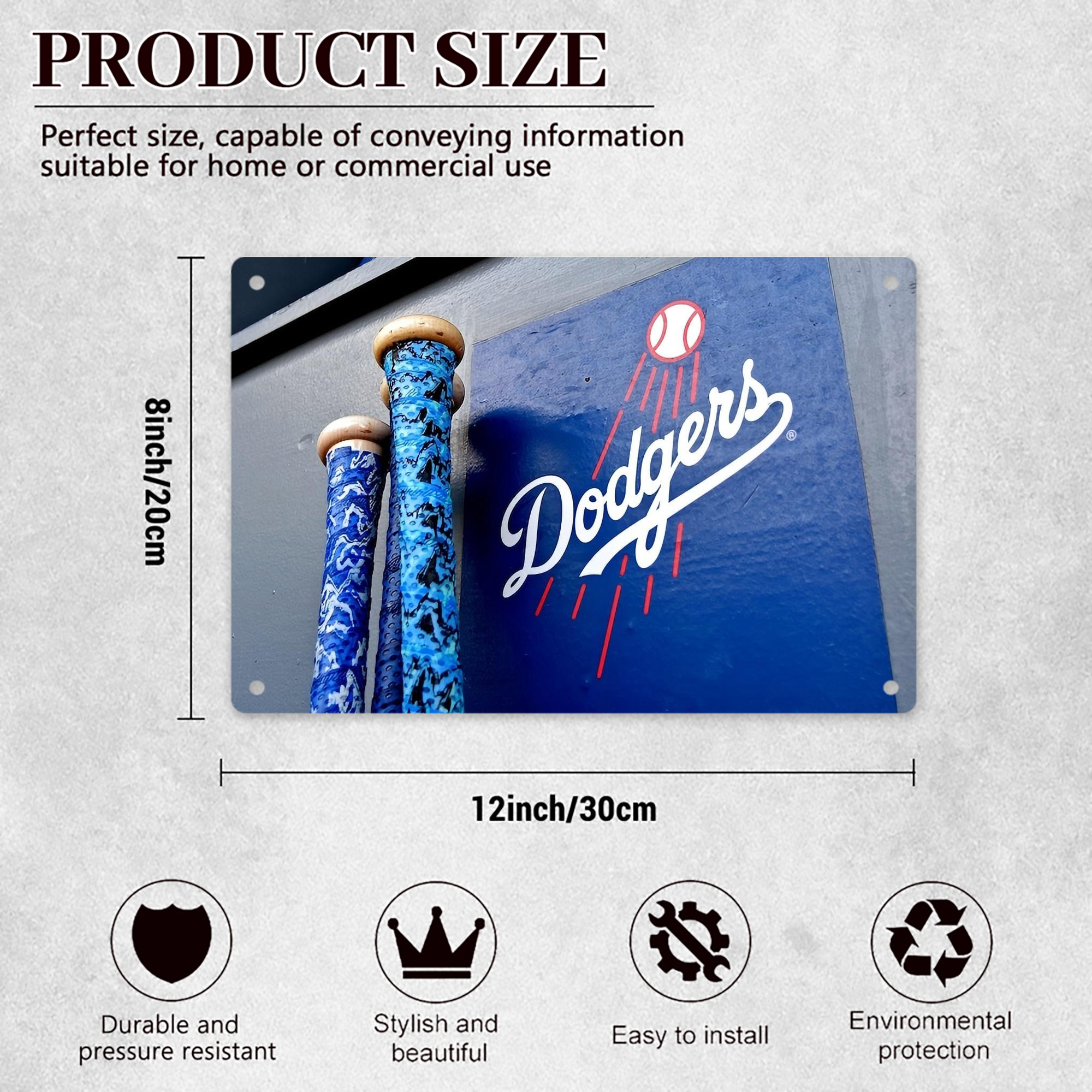  Decorative Aluminum Plaque – Horizontal Design – Durable, Stylish, Easy To Install – Ideal For Home, Office, Bar, And More