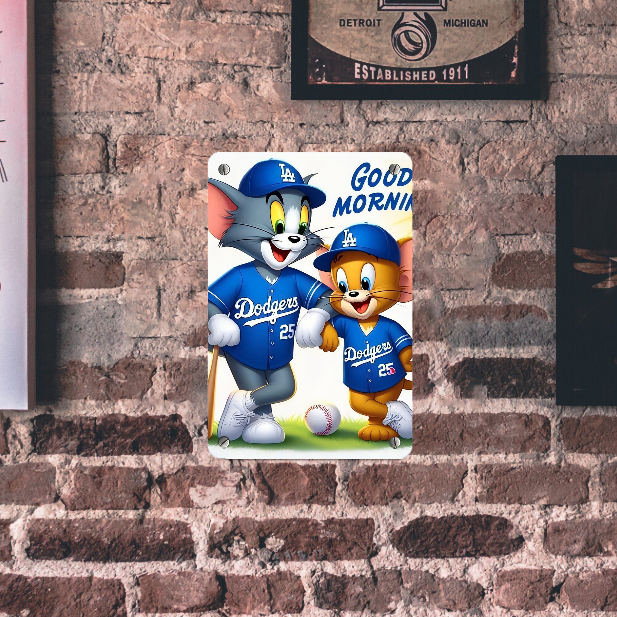  Metal Tin Sign 8x12inch - High-Quality Full-Print Decorative Wall Art, Durable Rust-Resistant Metal Plaque For Living Room, Bedroom, Kitchen, Office, Bar Décor