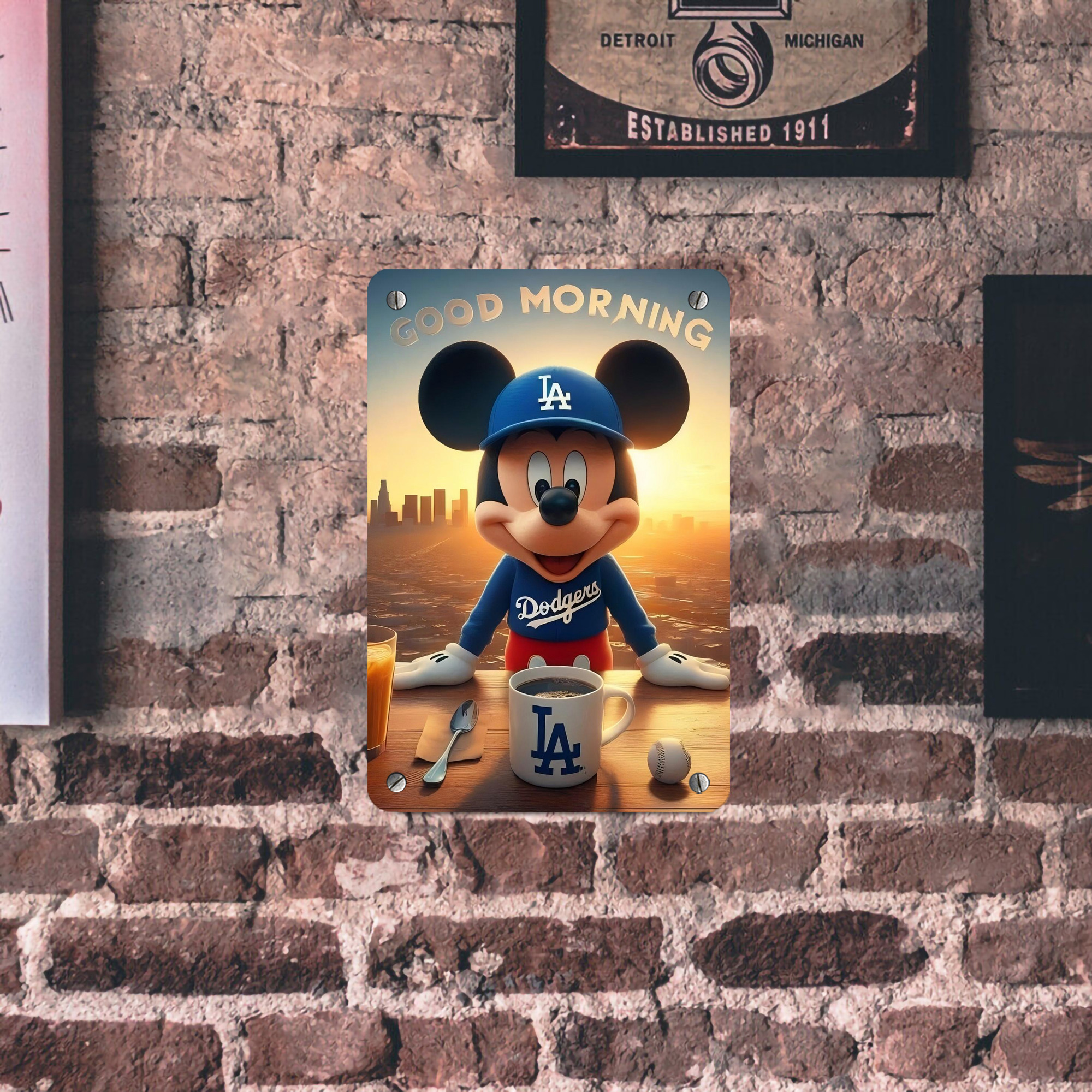  Metal Tin Sign 8x12inch - High-Quality Full-Print Decorative Wall Art, Durable Rust-Resistant Metal Plaque For Living Room, Bedroom, Kitchen, Office, Bar Décor