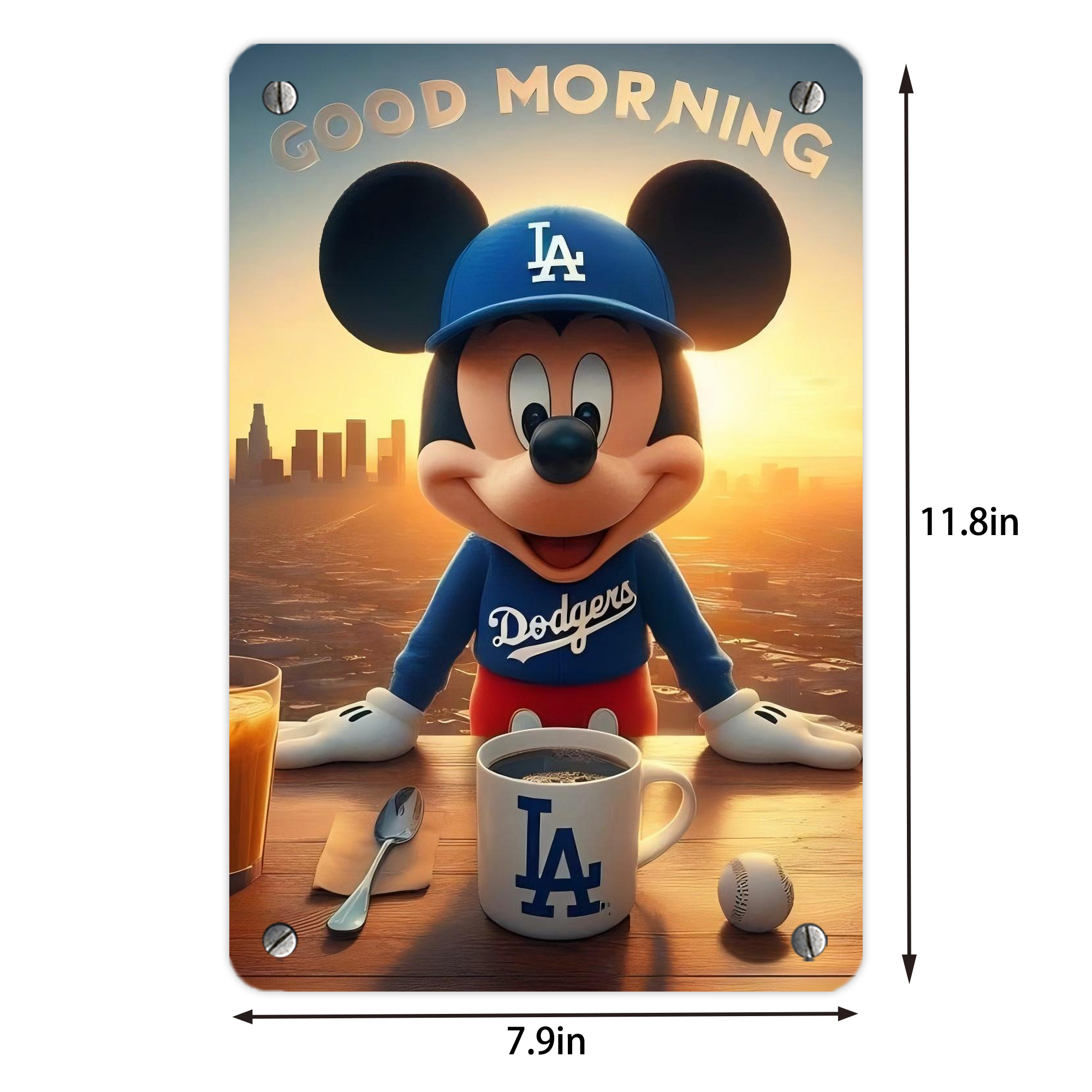  Metal Tin Sign 8x12inch - High-Quality Full-Print Decorative Wall Art, Durable Rust-Resistant Metal Plaque For Living Room, Bedroom, Kitchen, Office, Bar Décor