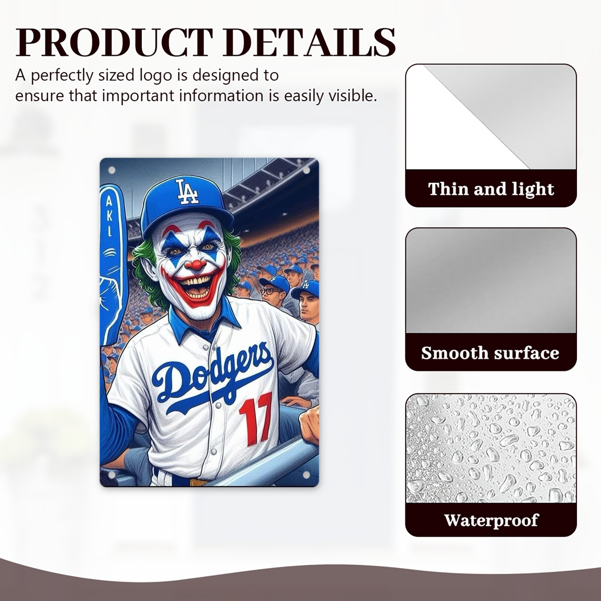  8x12inch Vertical Aluminum Sign - Durable Fade-Resistant Indoor/Outdoor Safety & Information Plaque For Office, Hotel, Restaurant, Bar, Public Spaces