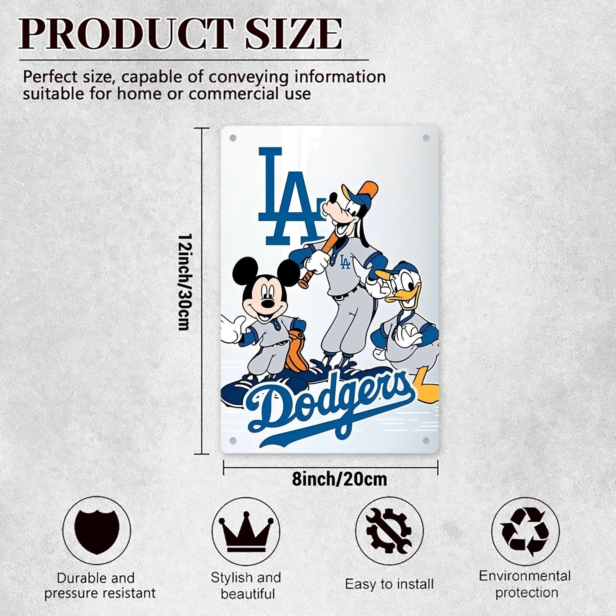  8x12inch Vertical Aluminum Sign - Durable Fade-Resistant Indoor/Outdoor Safety & Information Plaque For Office, Hotel, Restaurant, Bar, Public Spaces