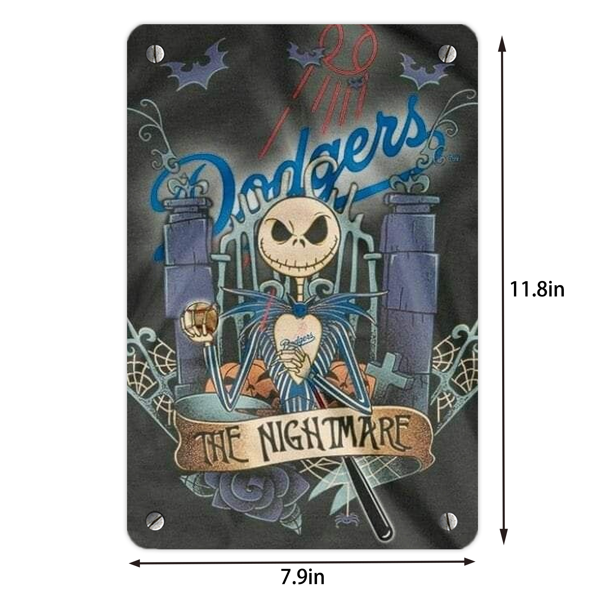  Metal Tin Sign 8x12inch - High-Quality Full-Print Decorative Wall Art, Durable Rust-Resistant Metal Plaque For Living Room, Bedroom, Kitchen, Office, Bar Décor