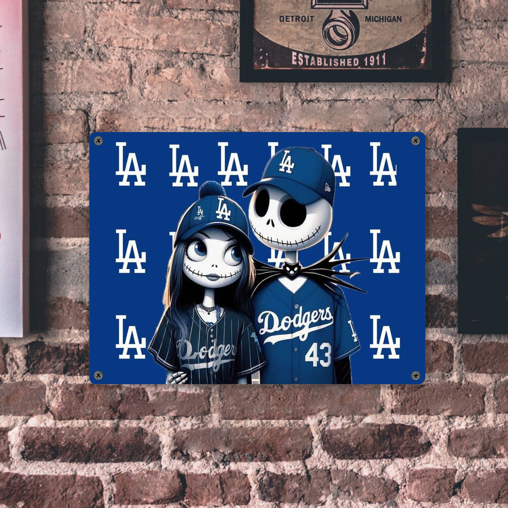  Vintage Metal Tin Sign 16x12 – Full-Print Iron Wall Decor – Durable, Fade-Resistant – Easy To Hang – Ideal For Home, Bar, Kitchen & Office Decor