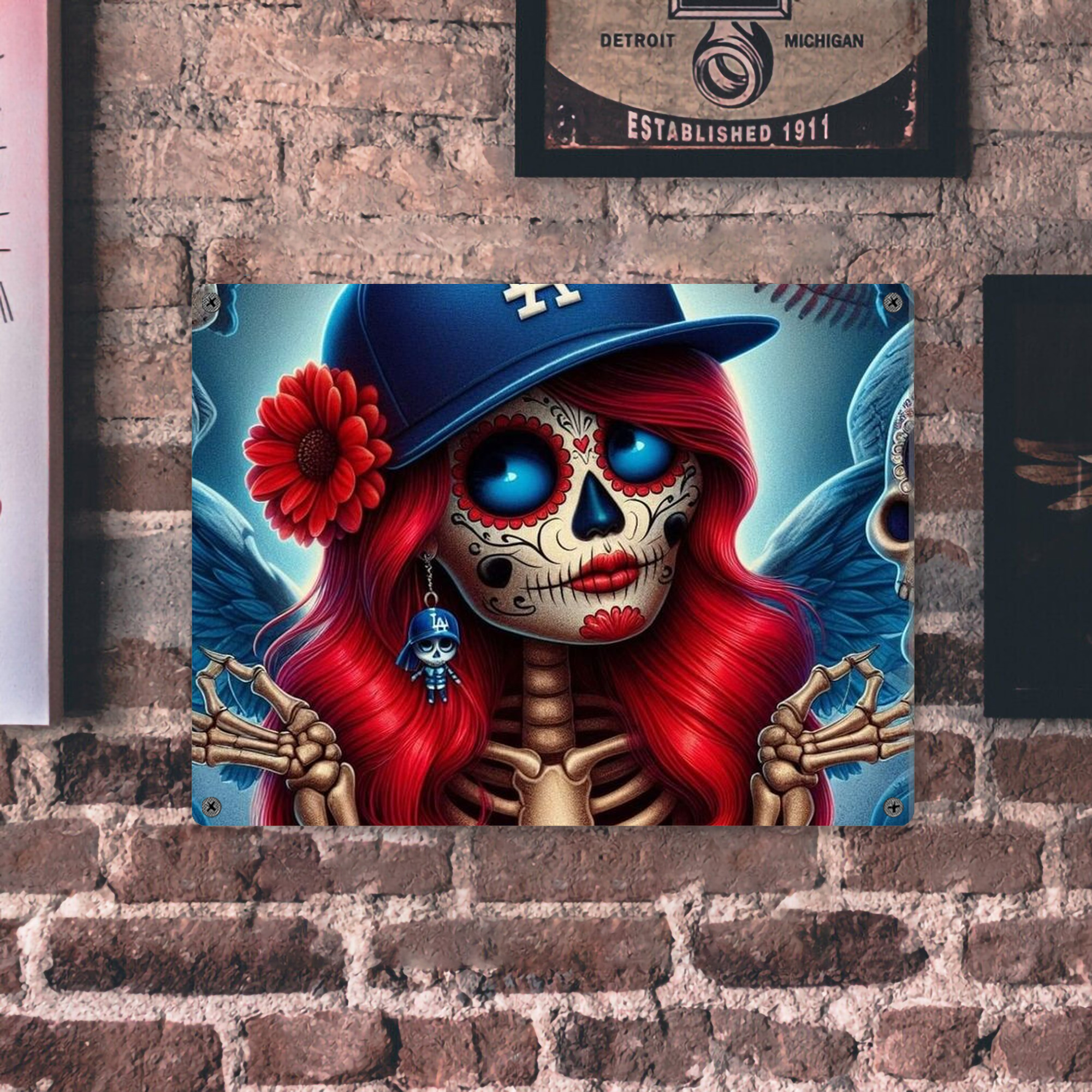  Vintage Metal Tin Sign 16x12 – Full-Print Iron Wall Decor – Durable, Fade-Resistant – Easy To Hang – Ideal For Home, Bar, Kitchen & Office Decor