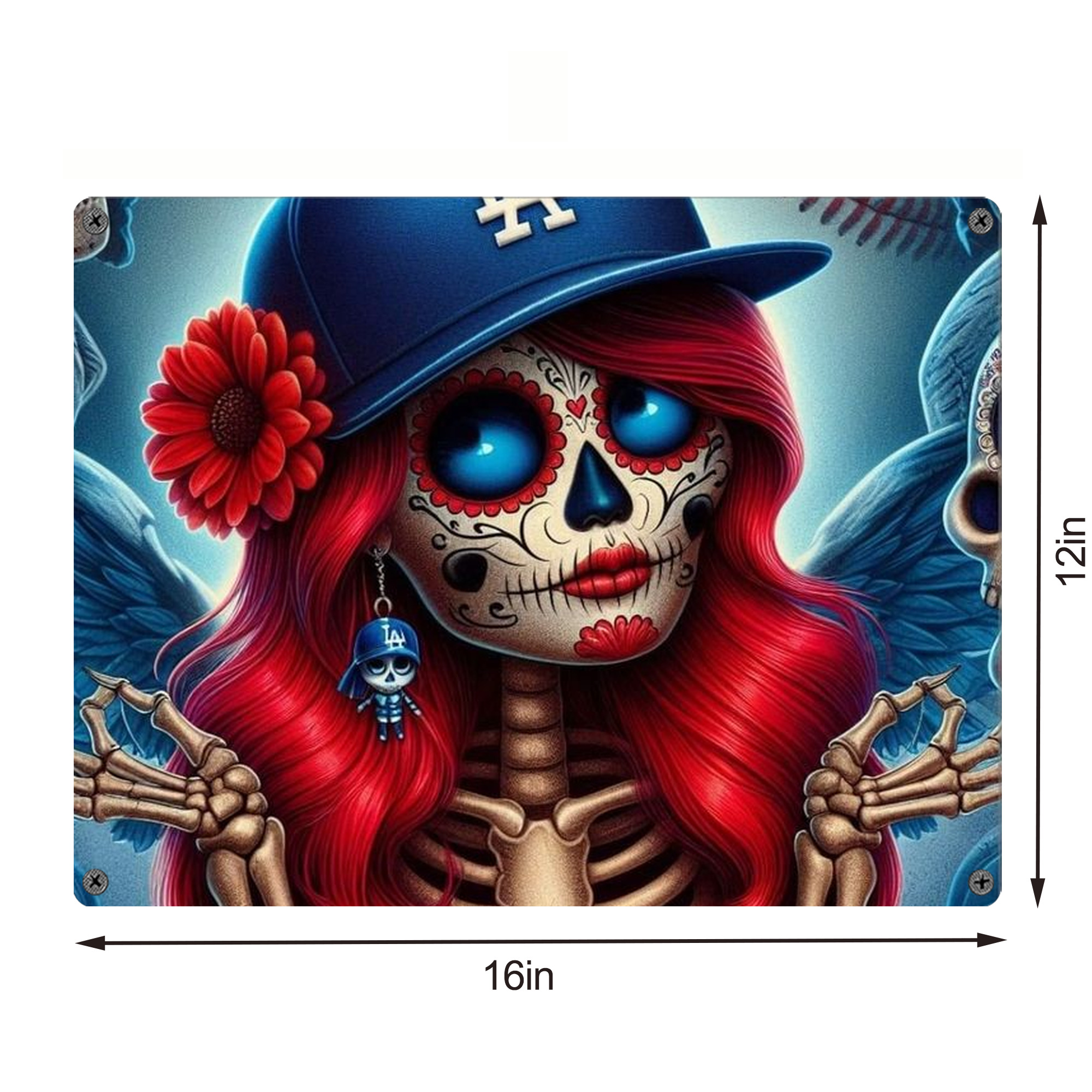  Vintage Metal Tin Sign 16x12 – Full-Print Iron Wall Decor – Durable, Fade-Resistant – Easy To Hang – Ideal For Home, Bar, Kitchen & Office Decor