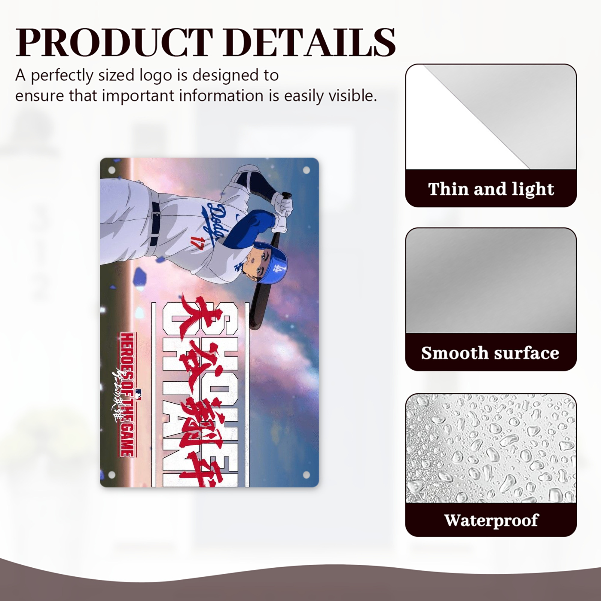  8x12inch Vertical Aluminum Sign - Durable Fade-Resistant Indoor/Outdoor Safety & Information Plaque For Office, Hotel, Restaurant, Bar, Public Spaces