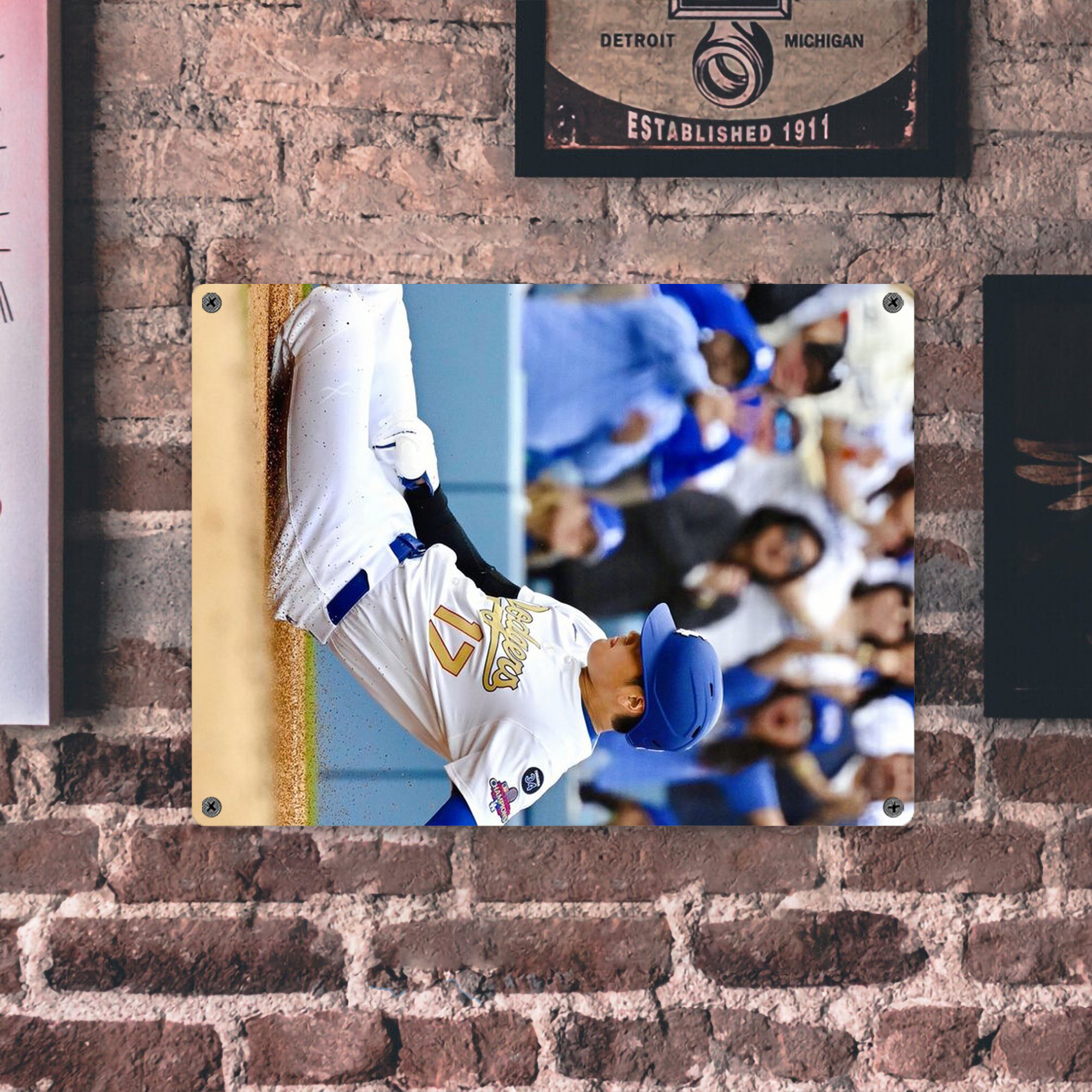  Vintage Metal Tin Sign 16x12 – Full-Print Iron Wall Decor – Durable, Fade-Resistant – Easy To Hang – Ideal For Home, Bar, Kitchen & Office Decor