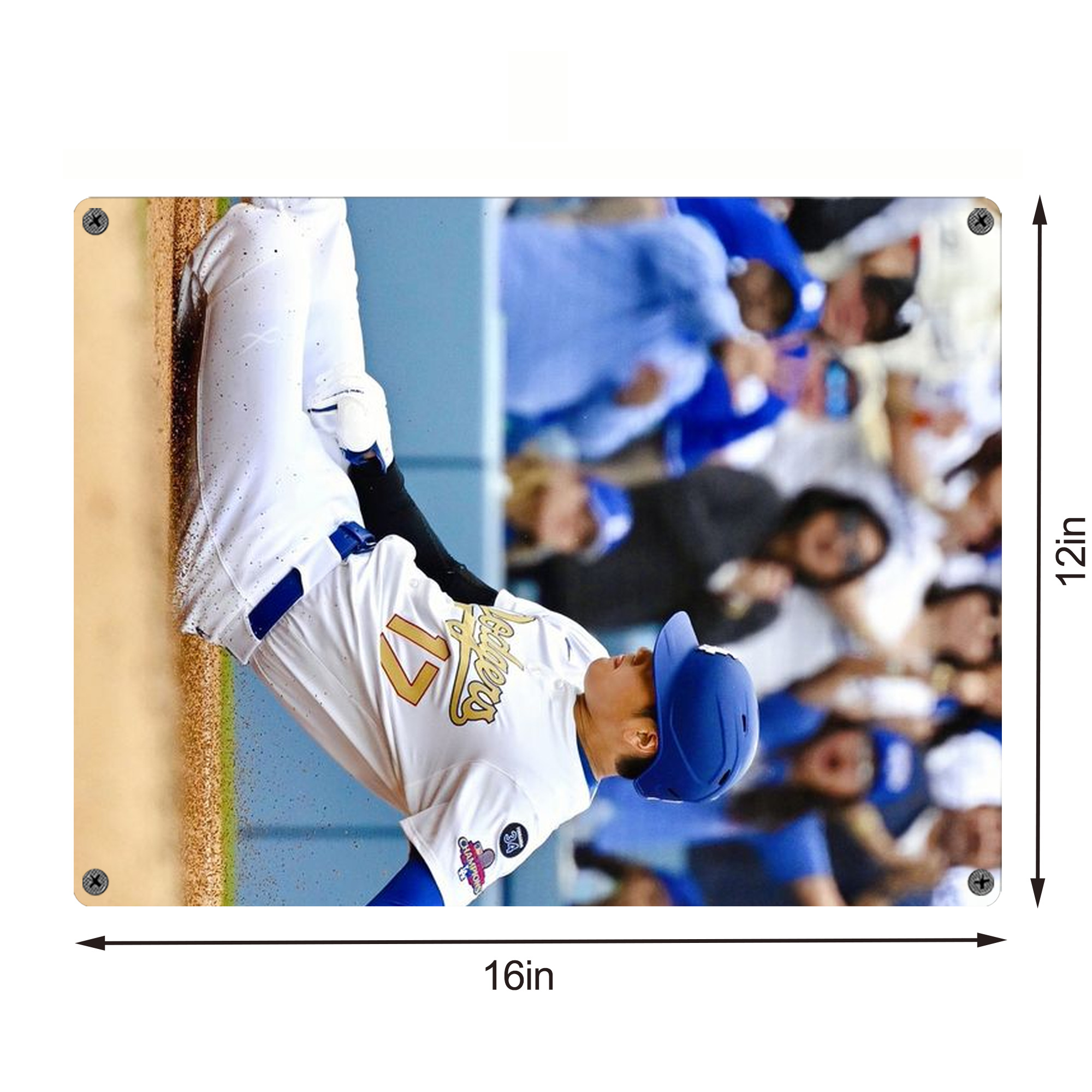  Vintage Metal Tin Sign 16x12 – Full-Print Iron Wall Decor – Durable, Fade-Resistant – Easy To Hang – Ideal For Home, Bar, Kitchen & Office Decor