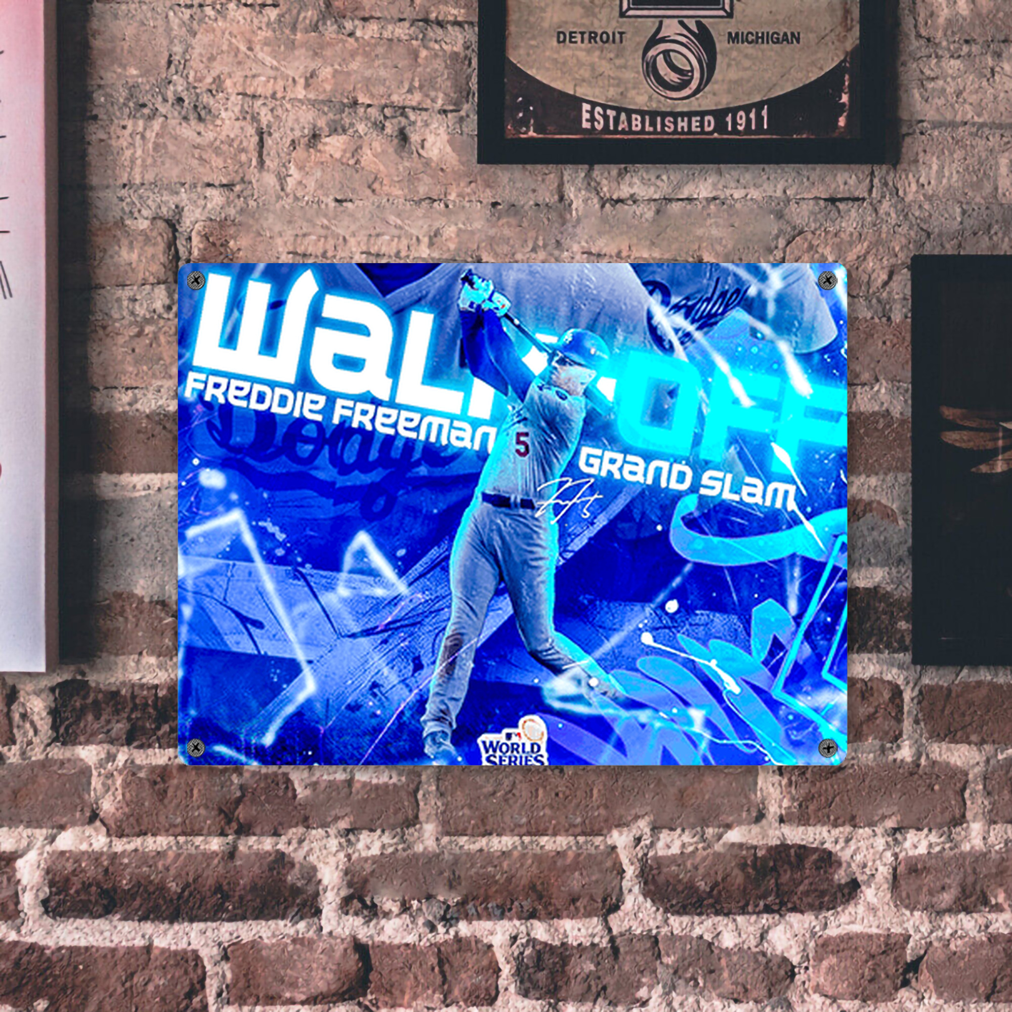  Vintage Metal Tin Sign 16x12 – Full-Print Iron Wall Decor – Durable, Fade-Resistant – Easy To Hang – Ideal For Home, Bar, Kitchen & Office Decor