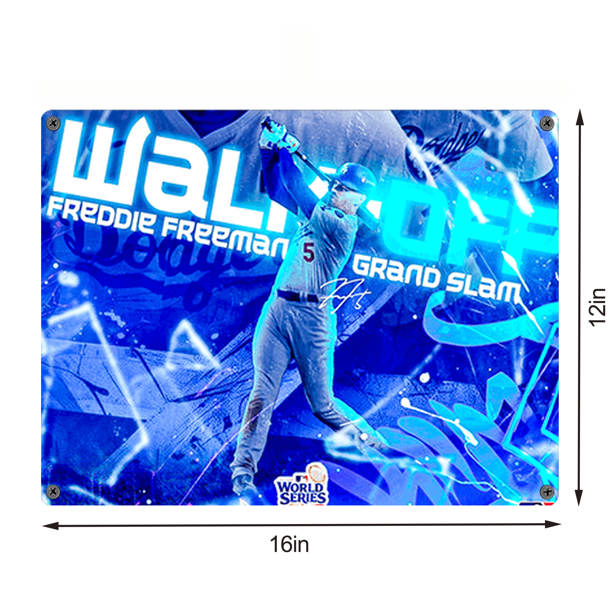  Vintage Metal Tin Sign 16x12 – Full-Print Iron Wall Decor – Durable, Fade-Resistant – Easy To Hang – Ideal For Home, Bar, Kitchen & Office Decor