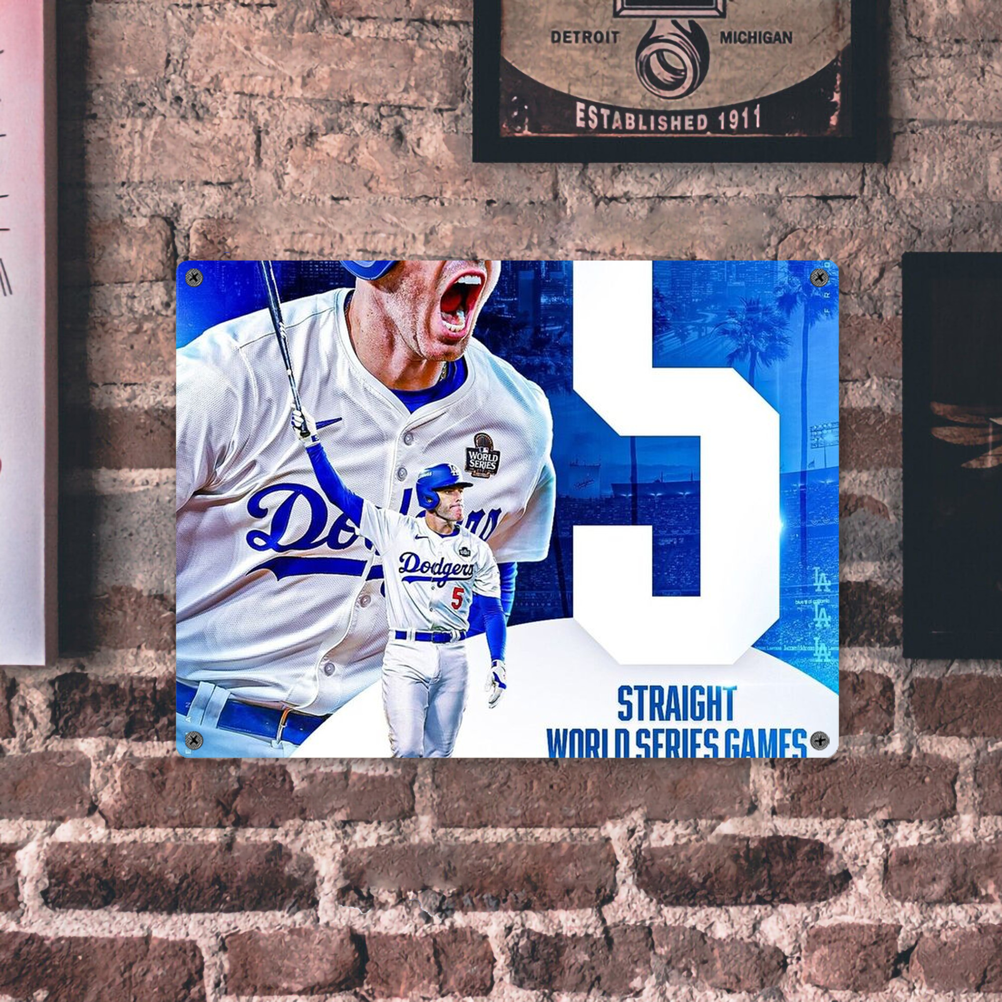  Vintage Metal Tin Sign 16x12 – Full-Print Iron Wall Decor – Durable, Fade-Resistant – Easy To Hang – Ideal For Home, Bar, Kitchen & Office Decor