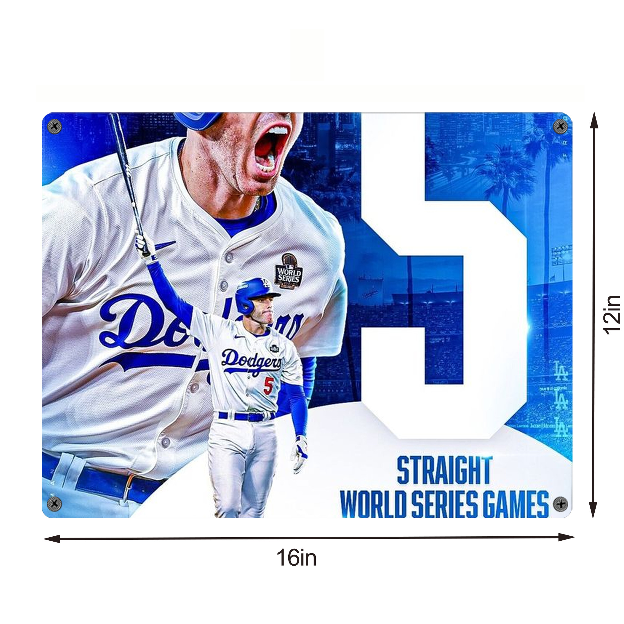  Vintage Metal Tin Sign 16x12 – Full-Print Iron Wall Decor – Durable, Fade-Resistant – Easy To Hang – Ideal For Home, Bar, Kitchen & Office Decor