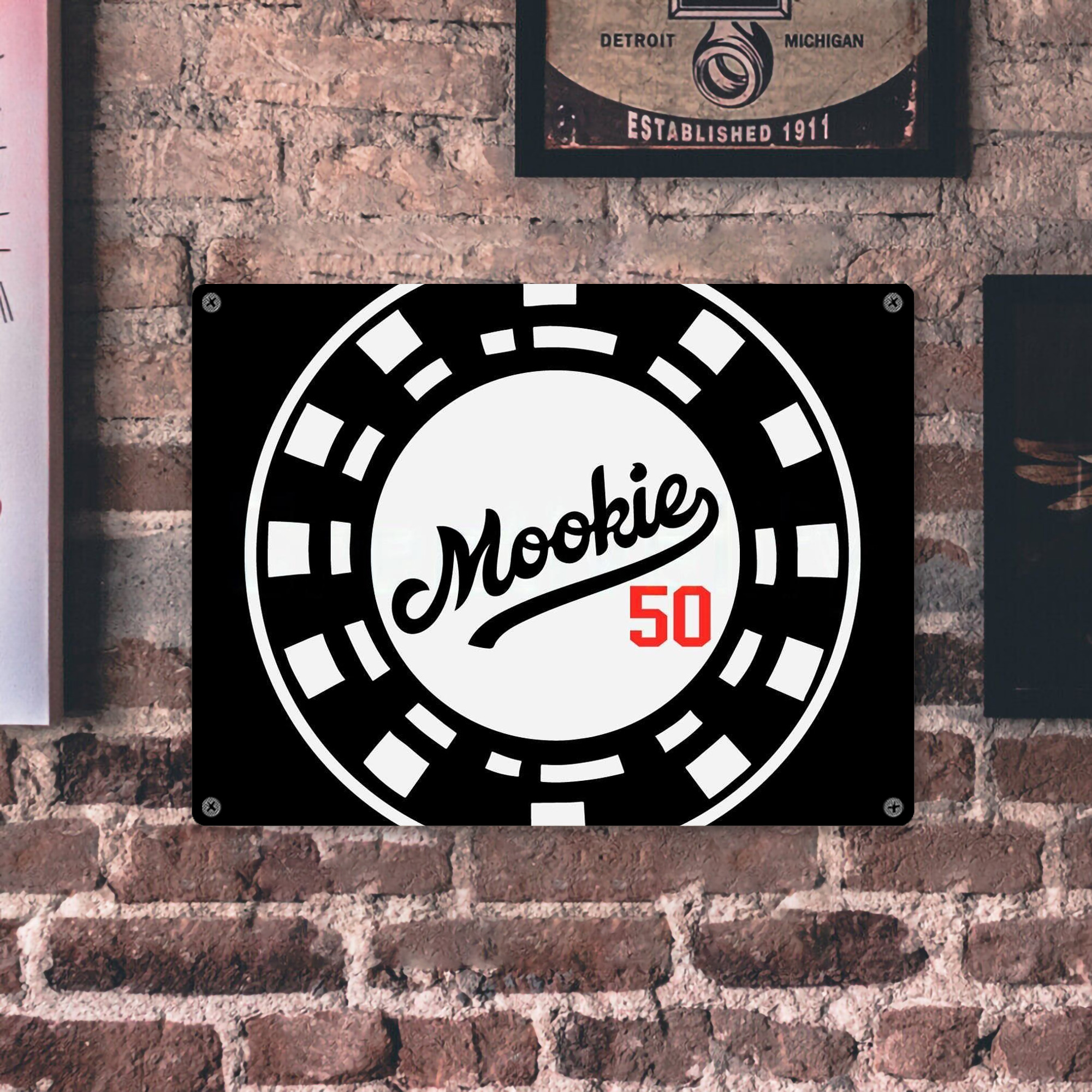  Vintage Metal Tin Sign 16x12 – Full-Print Iron Wall Decor – Durable, Fade-Resistant – Easy To Hang – Ideal For Home, Bar, Kitchen & Office Decor