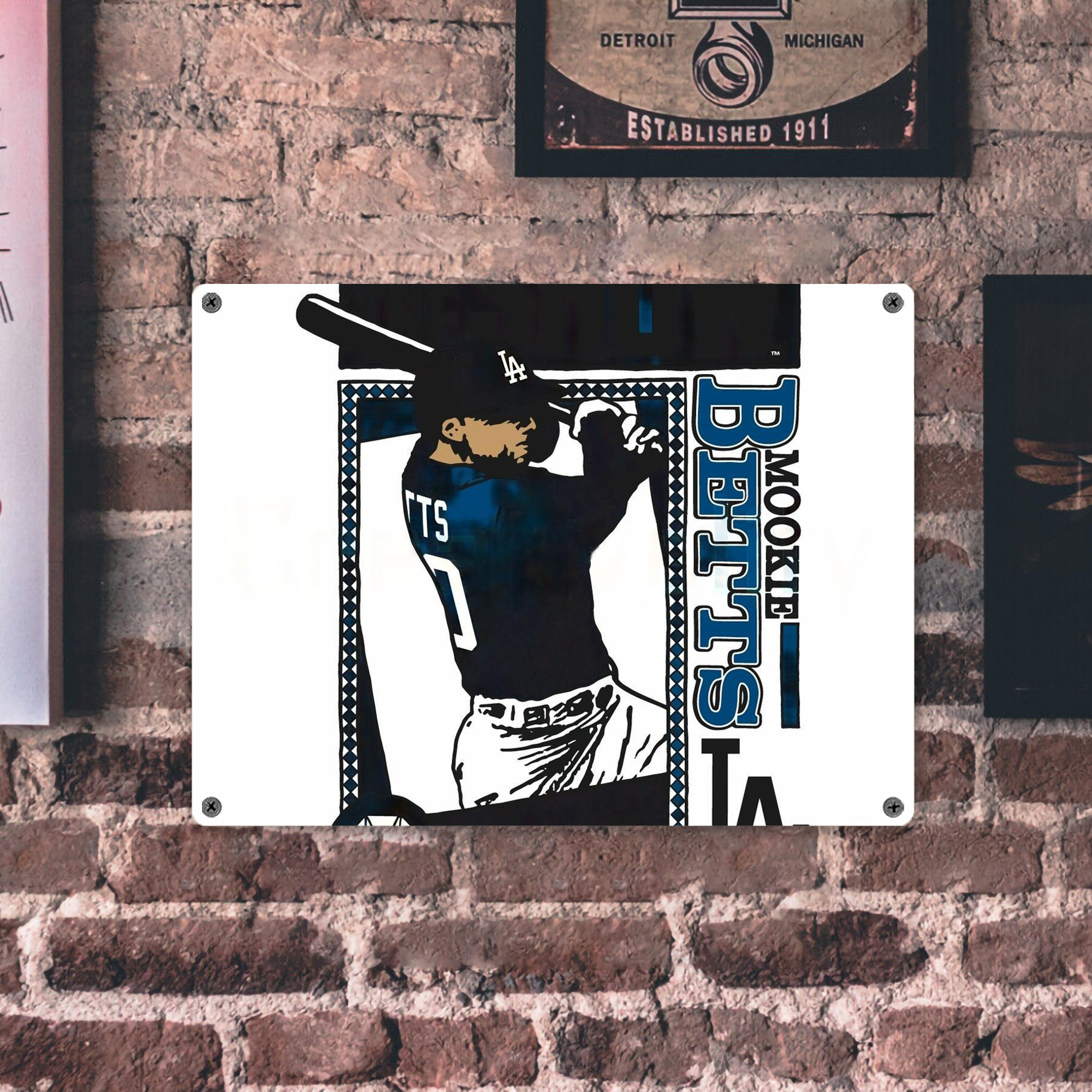  Vintage Metal Tin Sign 16x12 – Full-Print Iron Wall Decor – Durable, Fade-Resistant – Easy To Hang – Ideal For Home, Bar, Kitchen & Office Decor