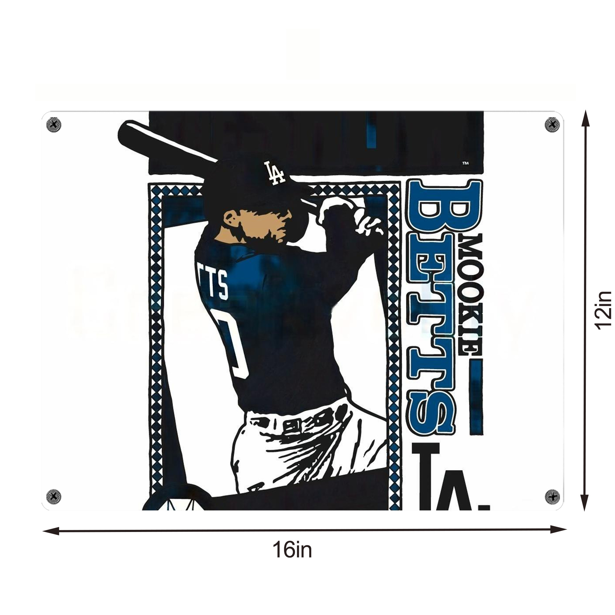  Vintage Metal Tin Sign 16x12 – Full-Print Iron Wall Decor – Durable, Fade-Resistant – Easy To Hang – Ideal For Home, Bar, Kitchen & Office Decor