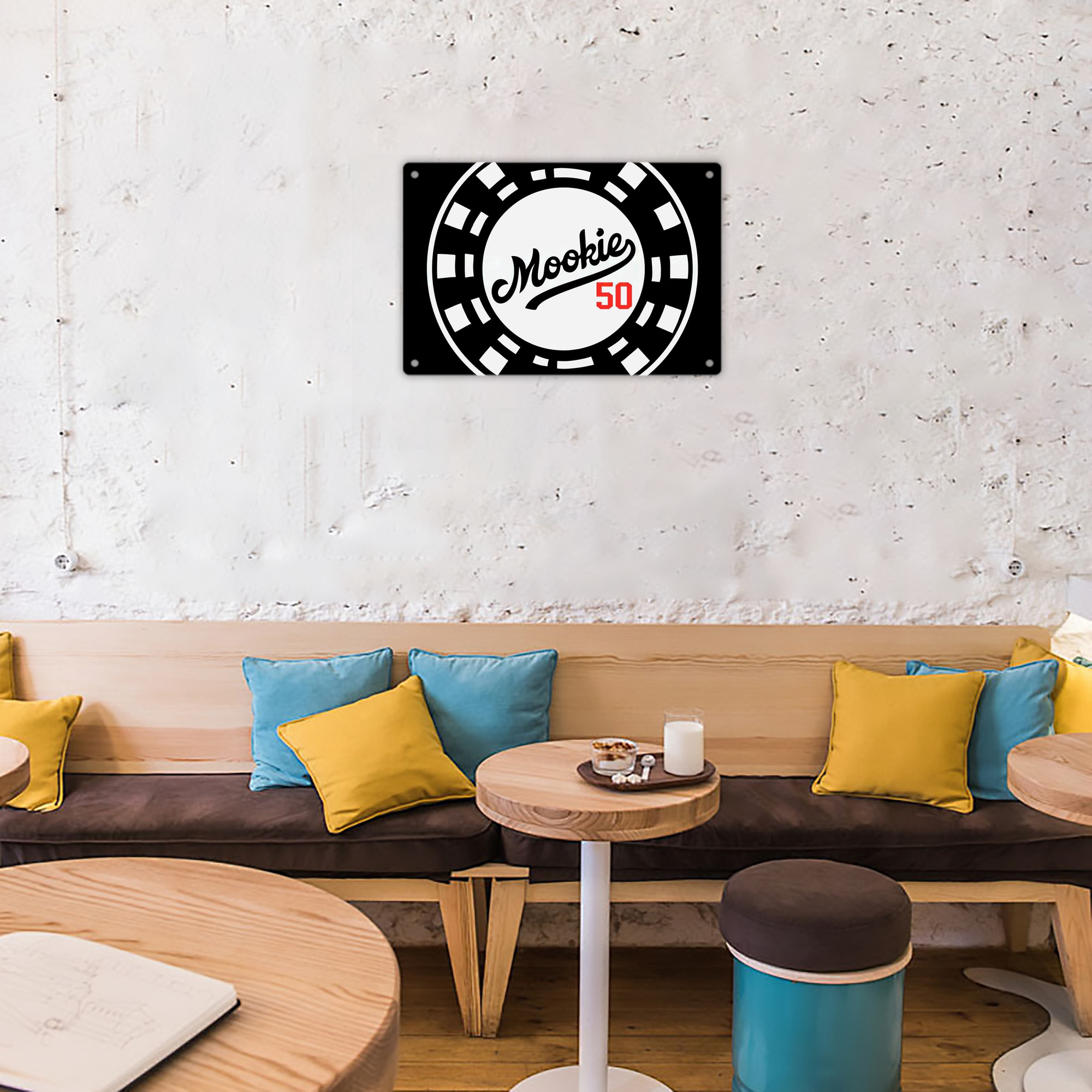  Decorative Aluminum Plaque – Horizontal Design – Durable, Stylish, Easy To Install – Ideal For Home, Office, Bar, And More