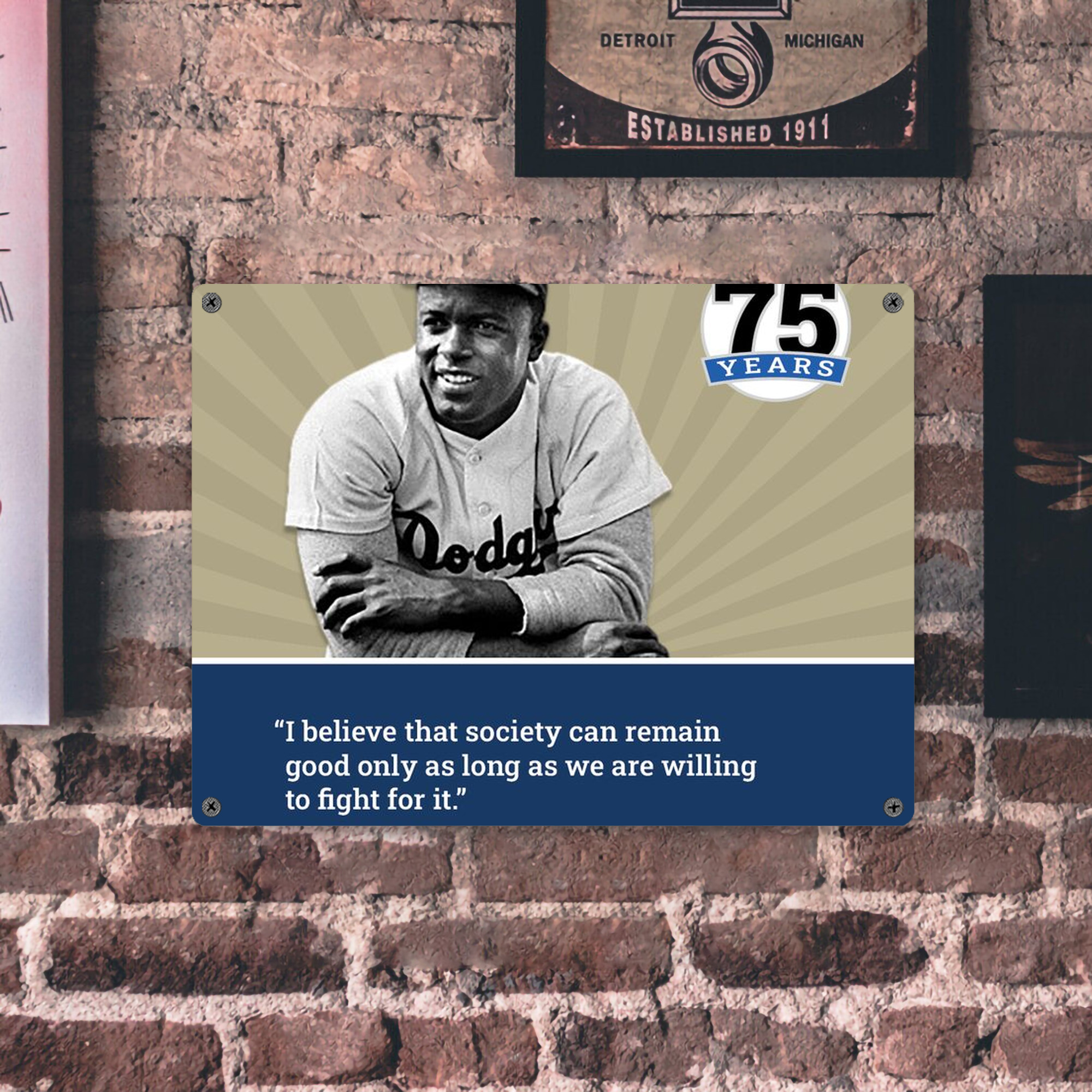  Vintage Metal Tin Sign 16x12 – Full-Print Iron Wall Decor – Durable, Fade-Resistant – Easy To Hang – Ideal For Home, Bar, Kitchen & Office Decor