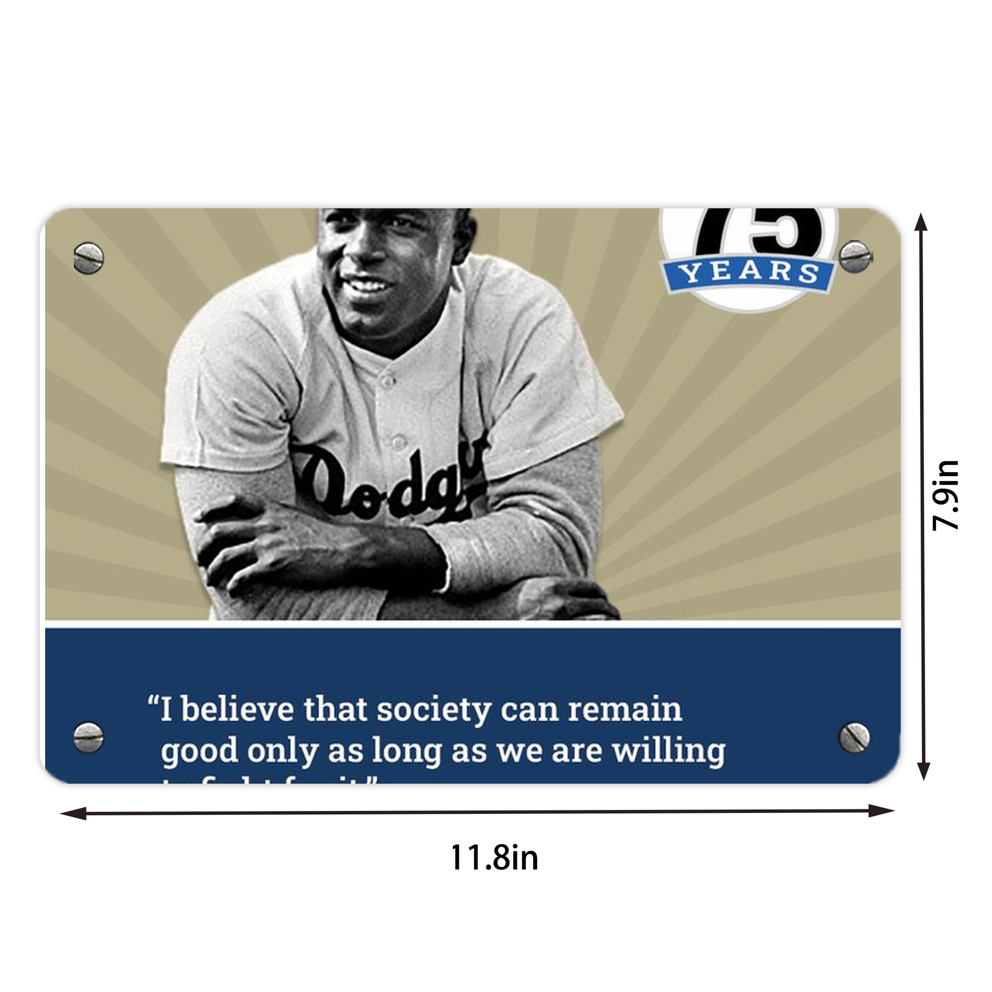  Metal Tin Sign 12x8inch - Premium Full-Print Decorative Wall Art, Durable Rust-Resistant Metal Plaque For Living Room, Bedroom, Kitchen, Office, Bar Décor