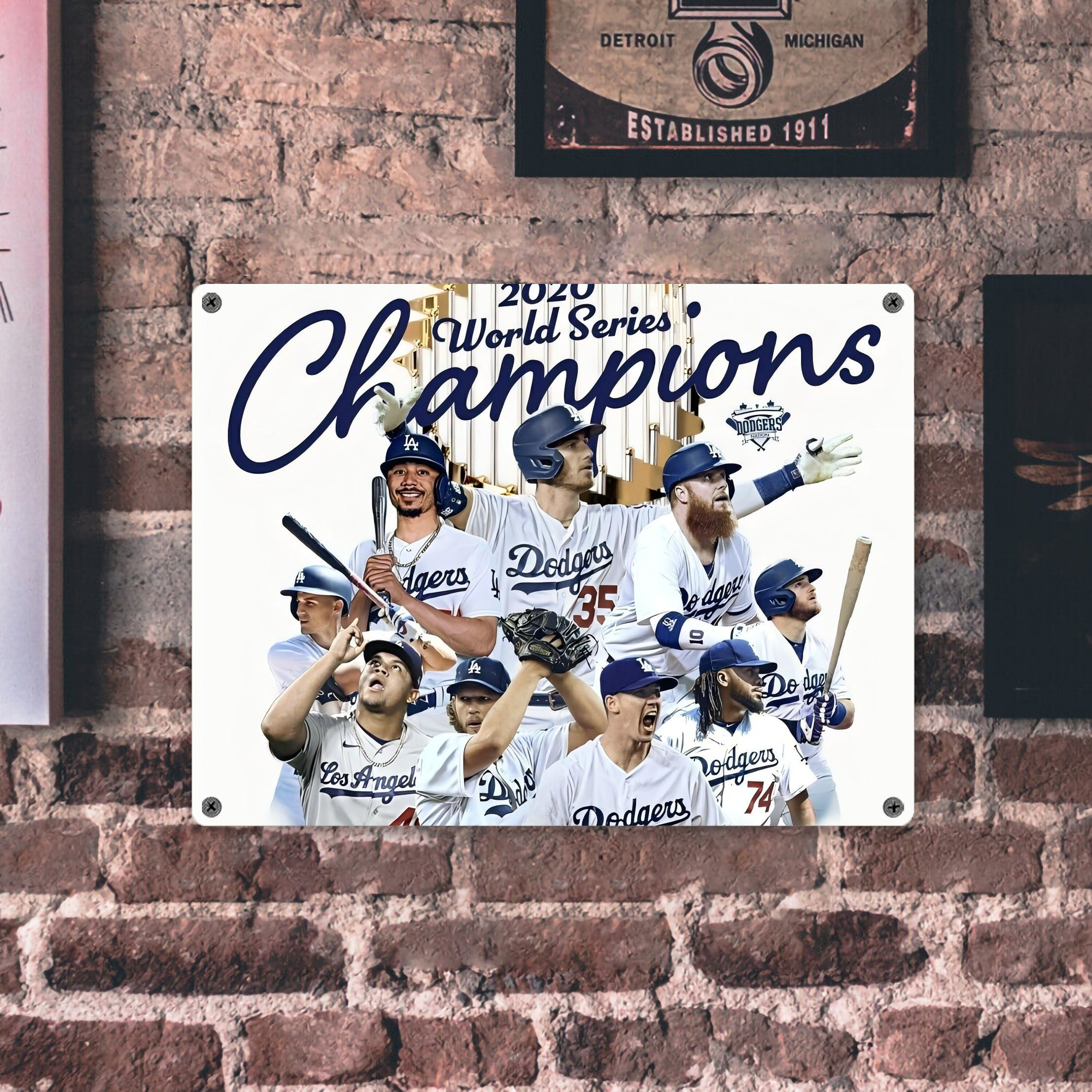  Vintage Metal Tin Sign 16x12 – Full-Print Iron Wall Decor – Durable, Fade-Resistant – Easy To Hang – Ideal For Home, Bar, Kitchen & Office Decor