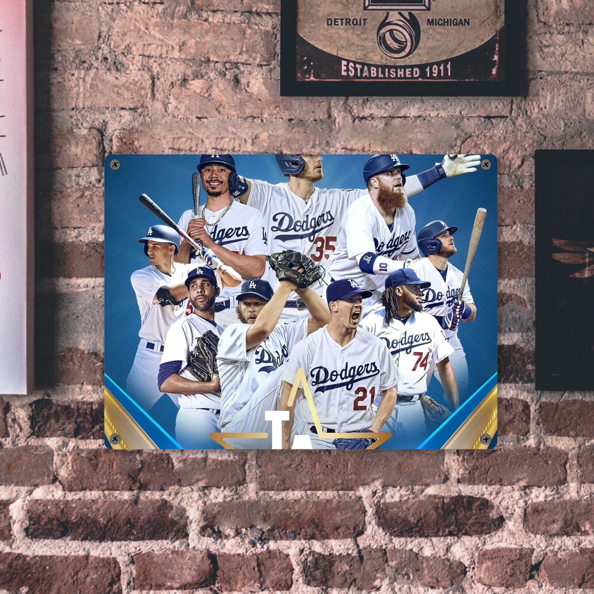  Vintage Metal Tin Sign 16x12 – Full-Print Iron Wall Decor – Durable, Fade-Resistant – Easy To Hang – Ideal For Home, Bar, Kitchen & Office Decor