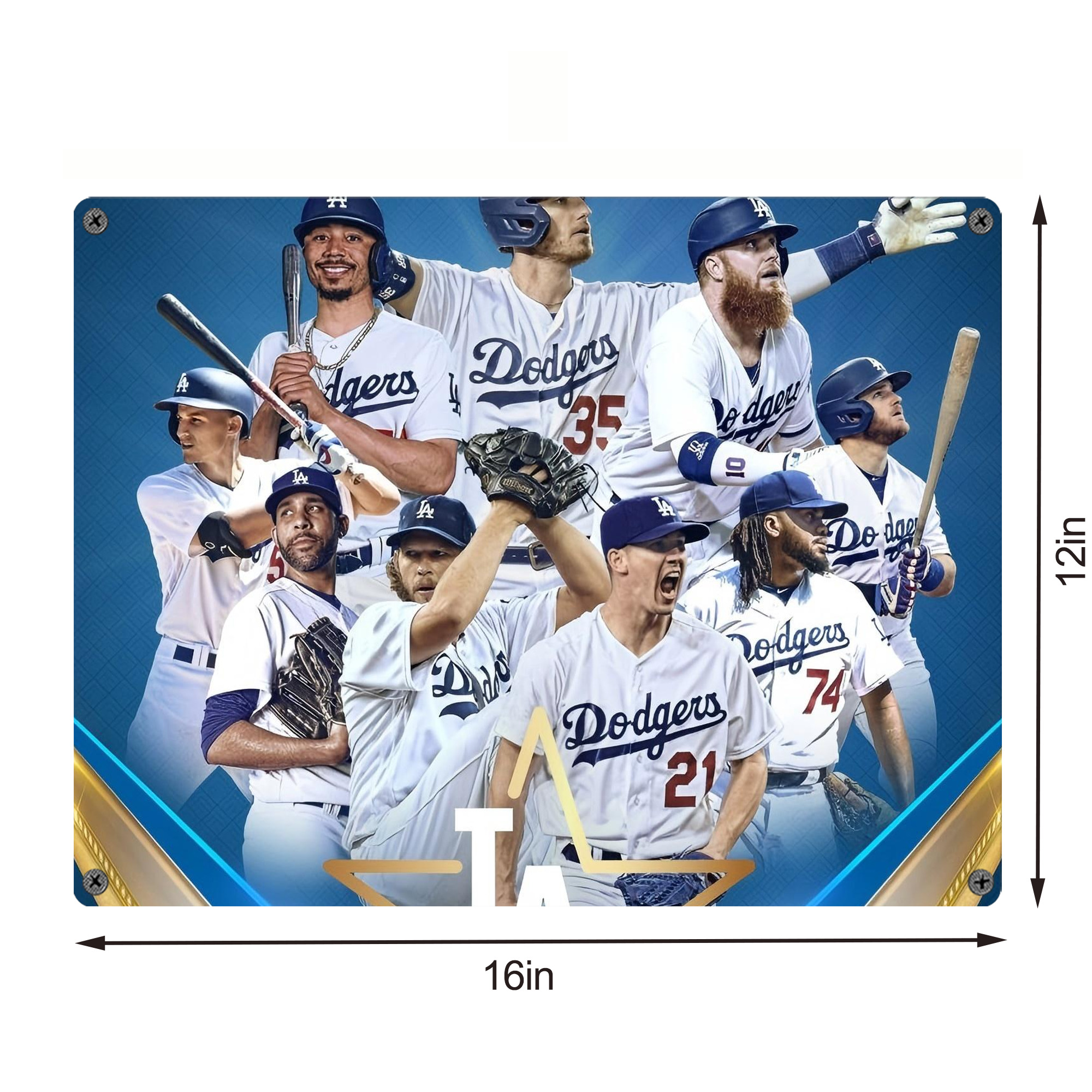  Vintage Metal Tin Sign 16x12 – Full-Print Iron Wall Decor – Durable, Fade-Resistant – Easy To Hang – Ideal For Home, Bar, Kitchen & Office Decor