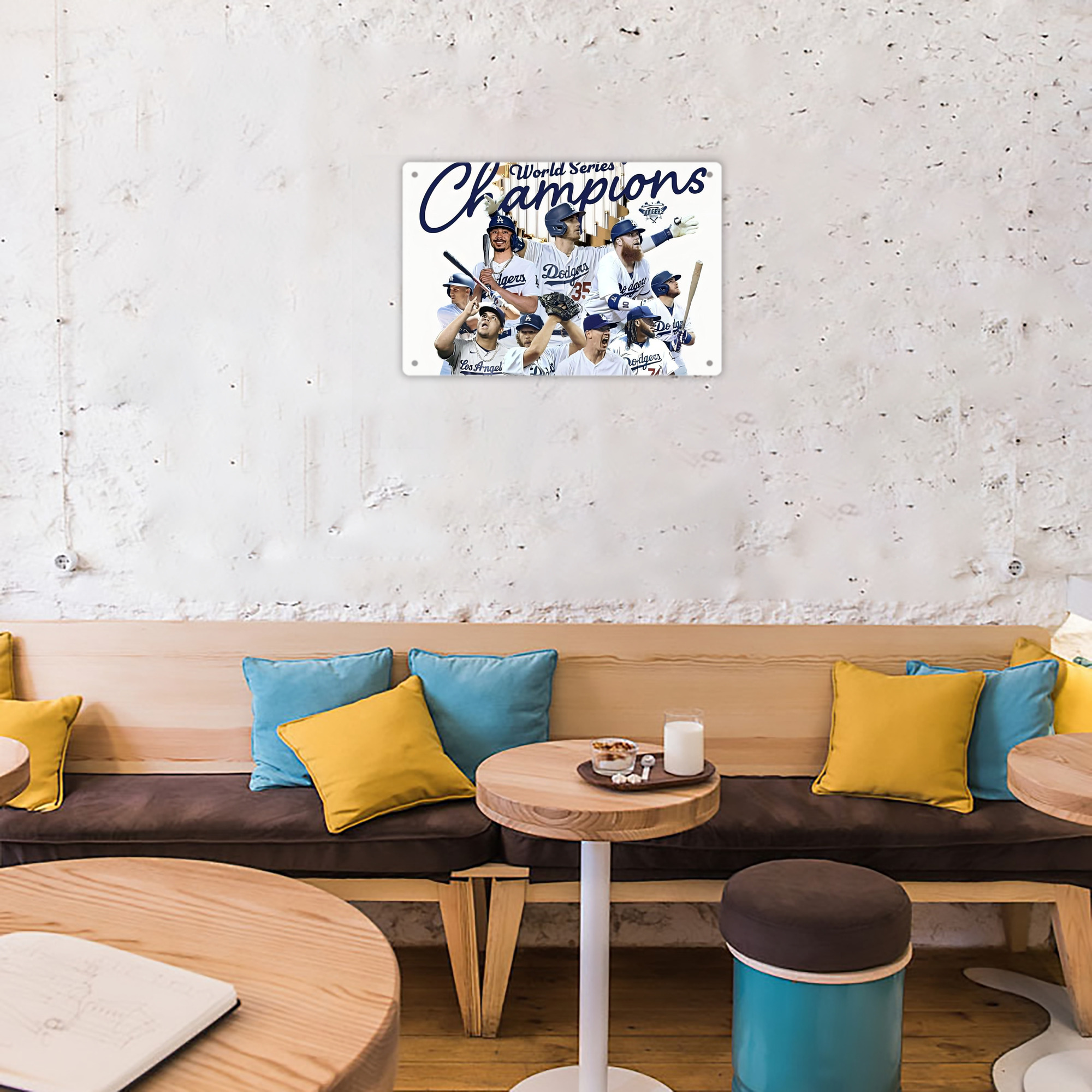  Decorative Aluminum Plaque – Horizontal Design – Durable, Stylish, Easy To Install – Ideal For Home, Office, Bar, And More