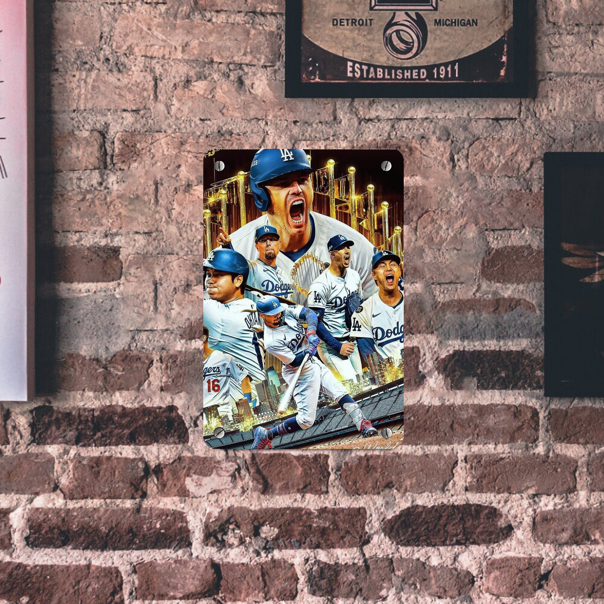  Metal Tin Sign 8x12inch - High-Quality Full-Print Decorative Wall Art, Durable Rust-Resistant Metal Plaque For Living Room, Bedroom, Kitchen, Office, Bar Décor