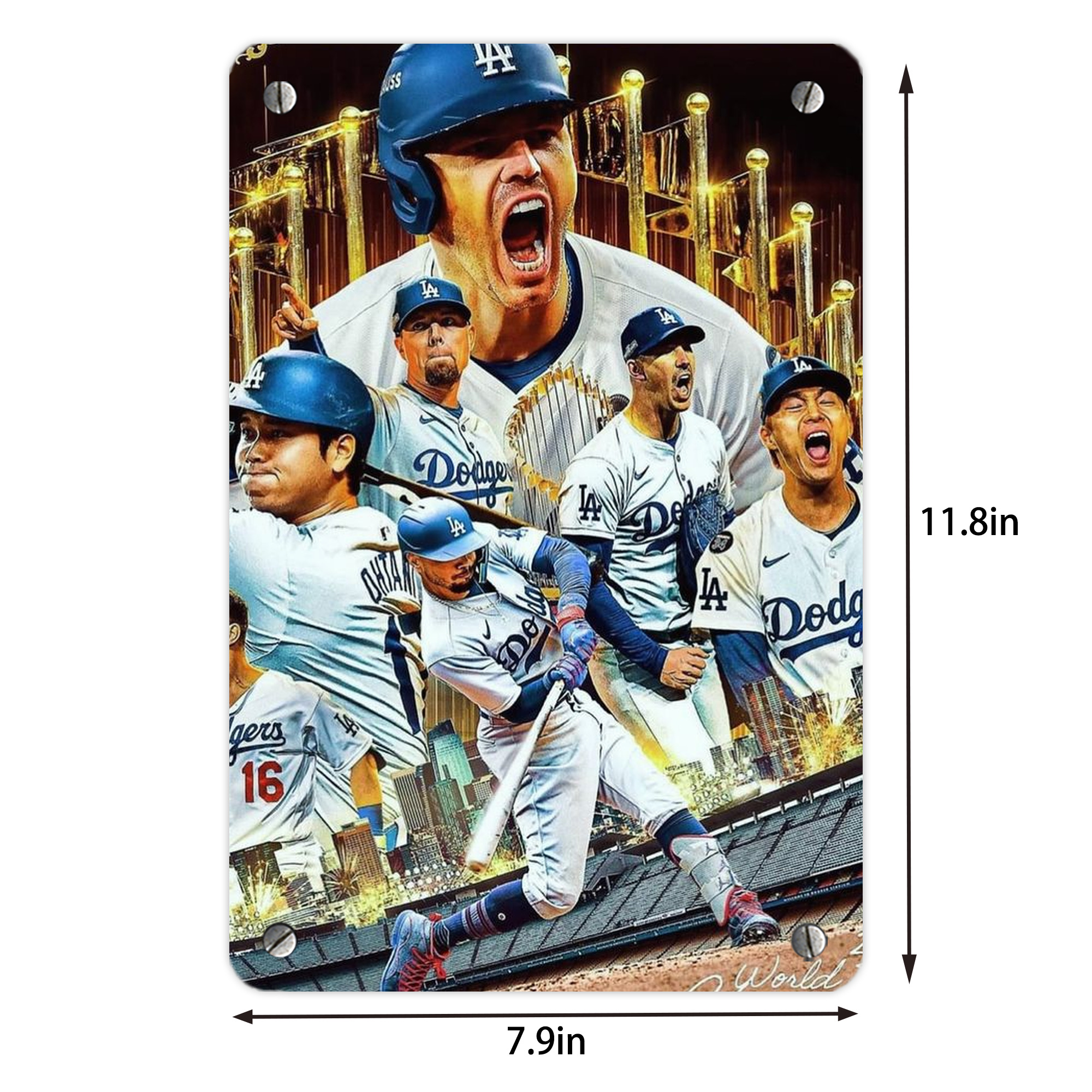  Metal Tin Sign 8x12inch - High-Quality Full-Print Decorative Wall Art, Durable Rust-Resistant Metal Plaque For Living Room, Bedroom, Kitchen, Office, Bar Décor