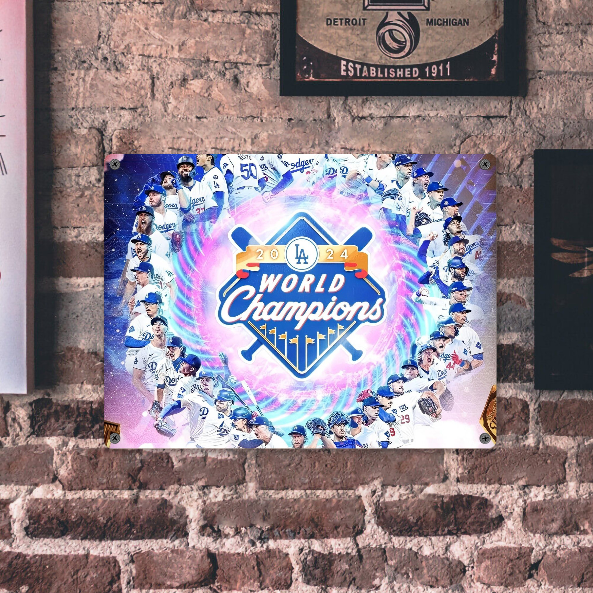  Vintage Metal Tin Sign 16x12 – Full-Print Iron Wall Decor – Durable, Fade-Resistant – Easy To Hang – Ideal For Home, Bar, Kitchen & Office Decor