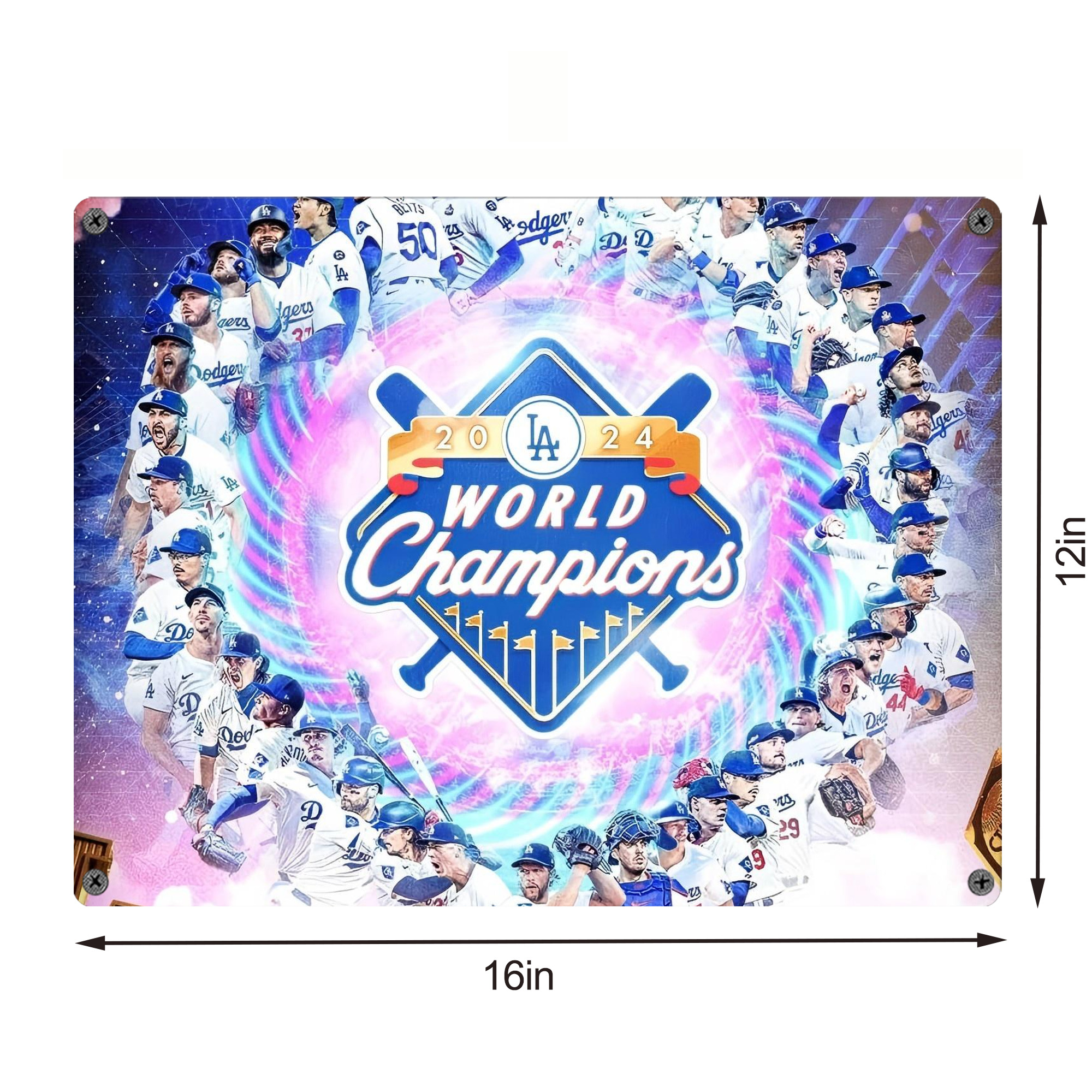  Vintage Metal Tin Sign 16x12 – Full-Print Iron Wall Decor – Durable, Fade-Resistant – Easy To Hang – Ideal For Home, Bar, Kitchen & Office Decor