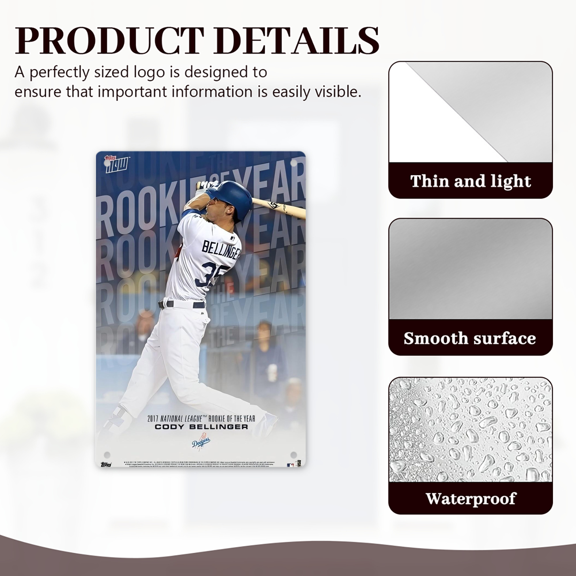  8x12inch Vertical Aluminum Sign - Durable Fade-Resistant Indoor/Outdoor Safety & Information Plaque For Office, Hotel, Restaurant, Bar, Public Spaces