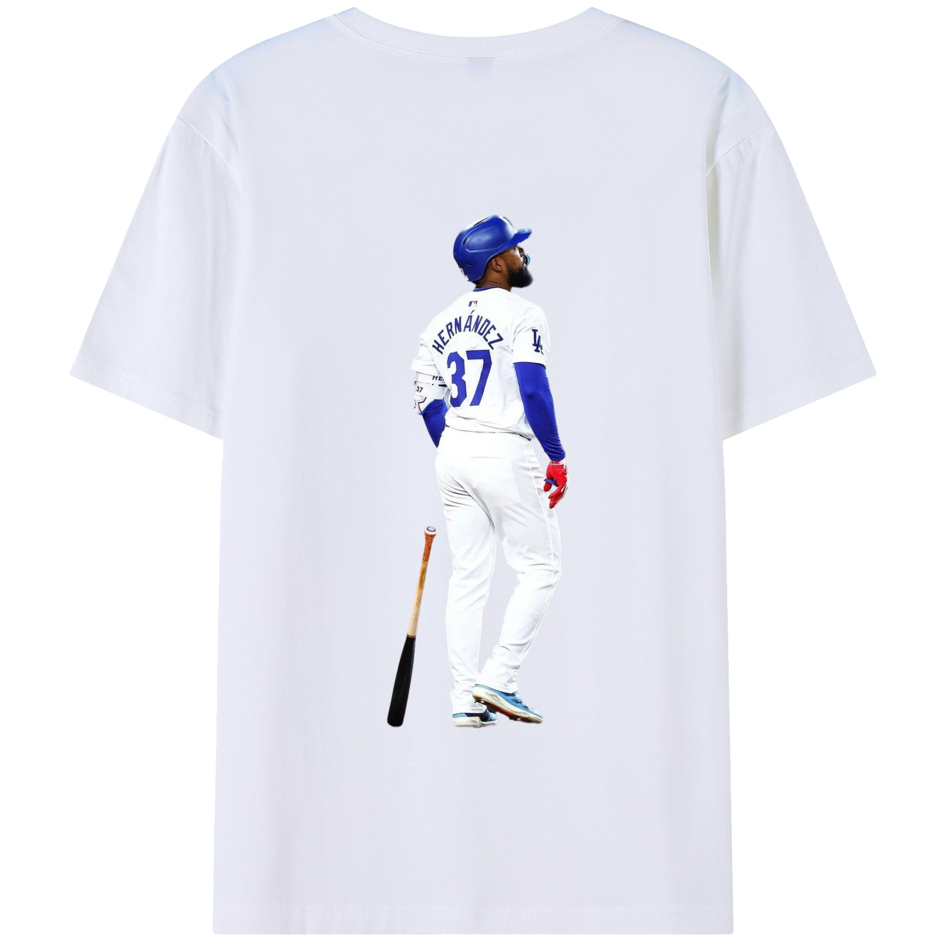  180g Combed Cotton T-Shirt With Back Heat Transfer Print – Soft, Lightweight, Fitted Design – Stylish Casual Wear For Sports & Everyday Use