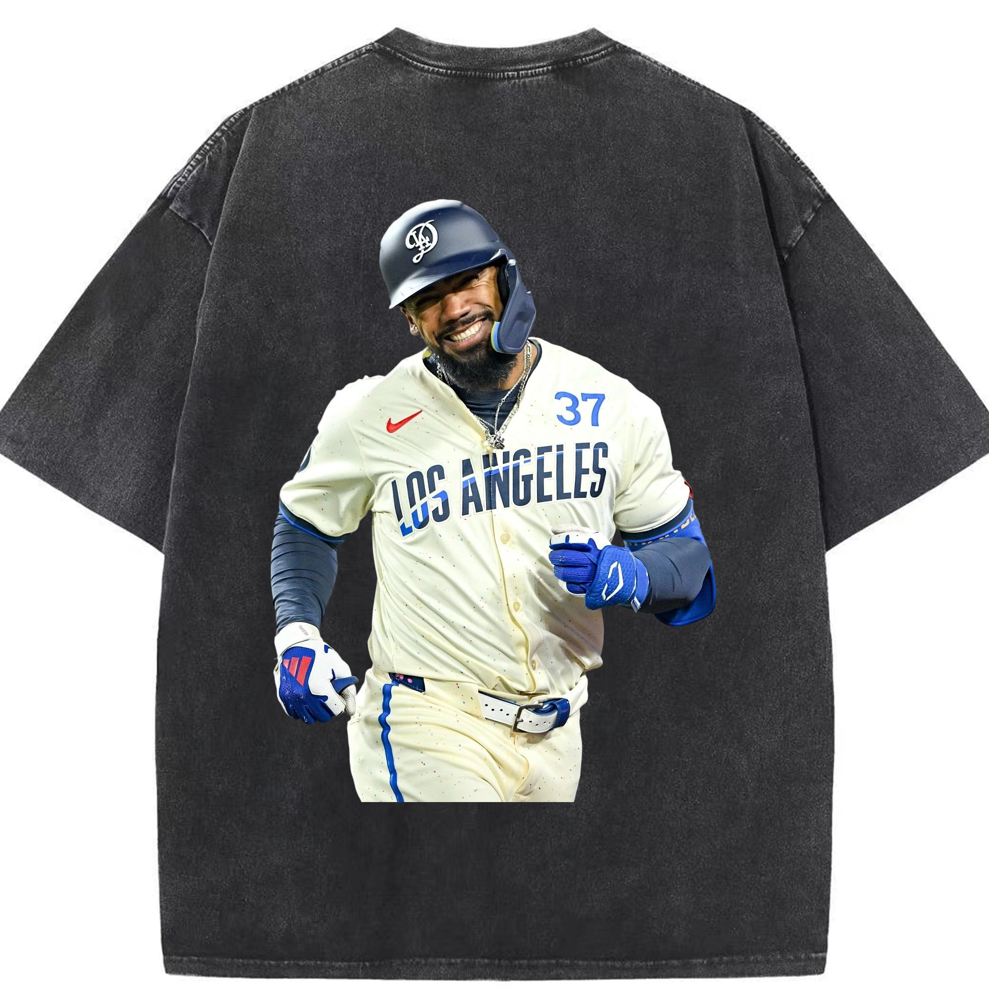  Washed Vintage 230g Cotton Oversized T-Shirt With Back Heat Transfer Print – Soft, Lightweight & Stylish – Comfortable Casual Wear For Sports & Everyday Use