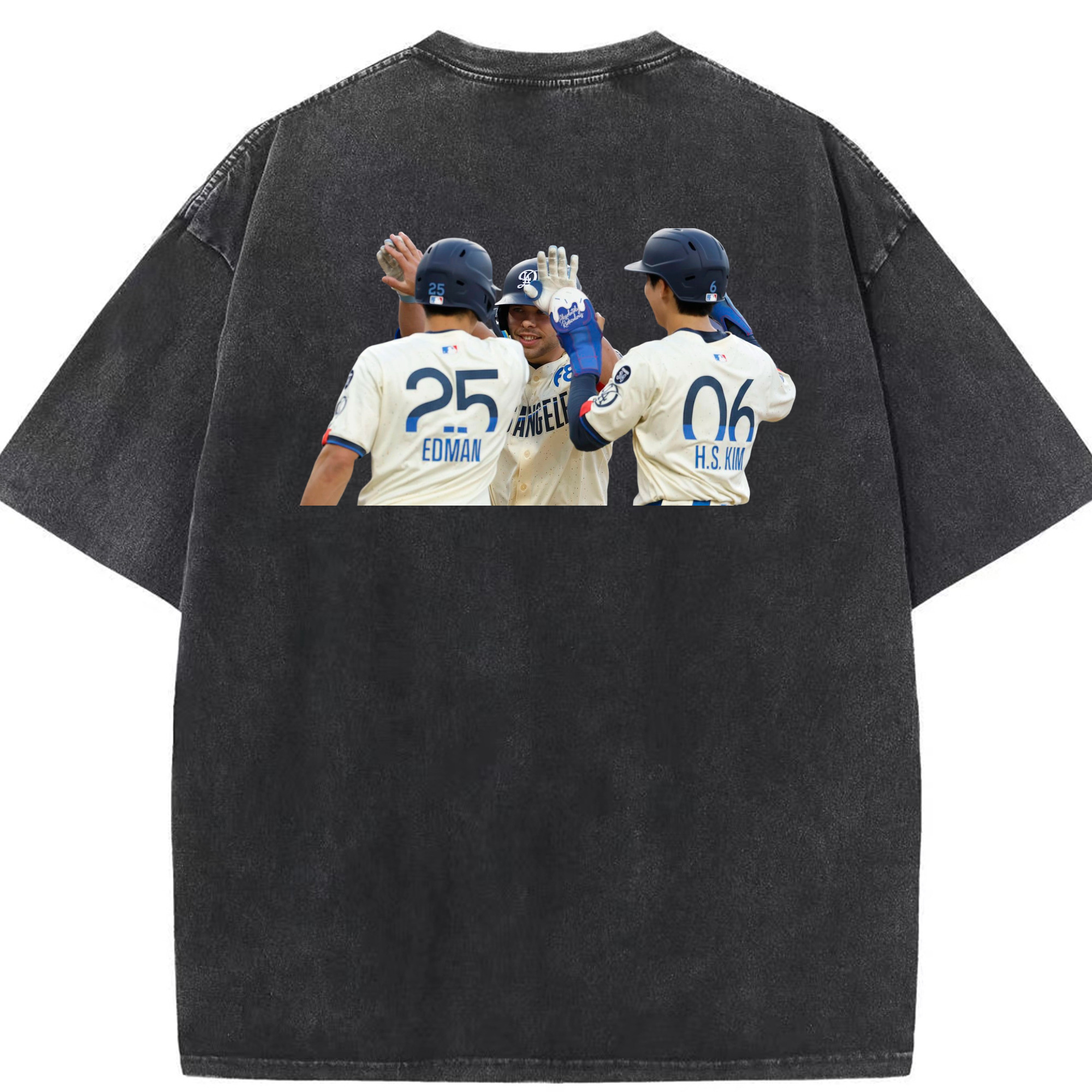  Washed Vintage 230g Cotton Oversized T-Shirt With Back Heat Transfer Print – Soft, Lightweight & Stylish – Comfortable Casual Wear For Sports & Everyday Use