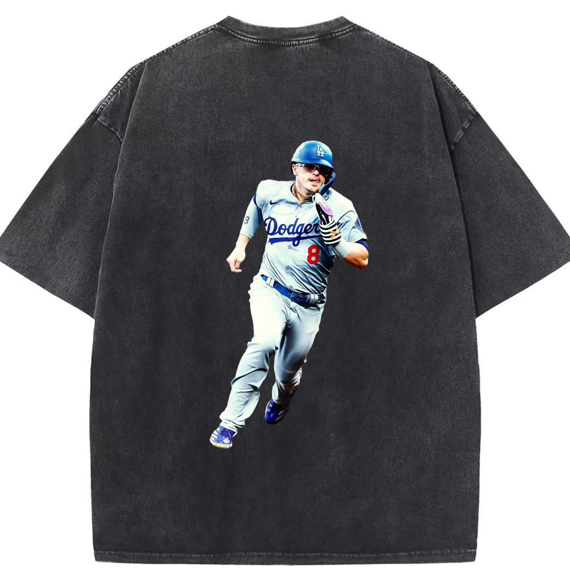  Washed Vintage 230g Cotton Oversized T-Shirt With Back Heat Transfer Print – Soft, Lightweight & Stylish – Comfortable Casual Wear For Sports & Everyday Use