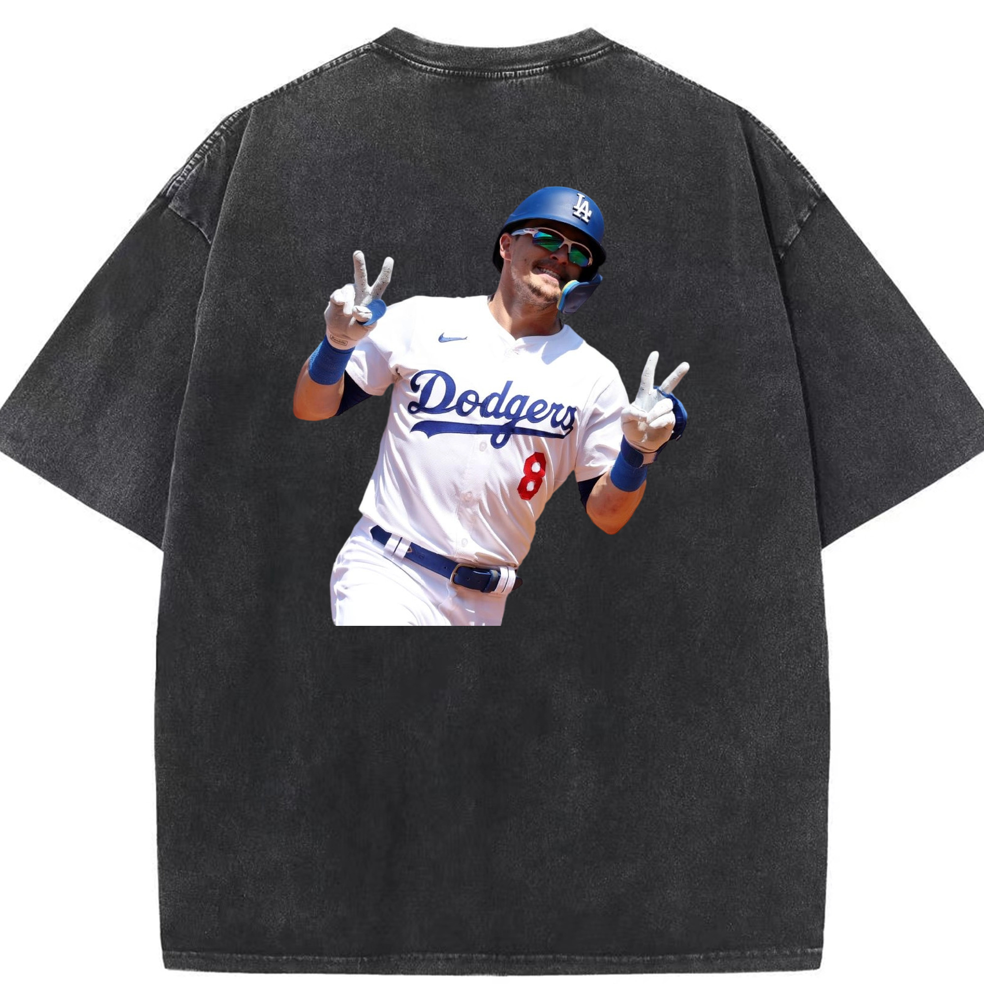  Washed Vintage 230g Cotton Oversized T-Shirt With Back Heat Transfer Print – Soft, Lightweight & Stylish – Comfortable Casual Wear For Sports & Everyday Use