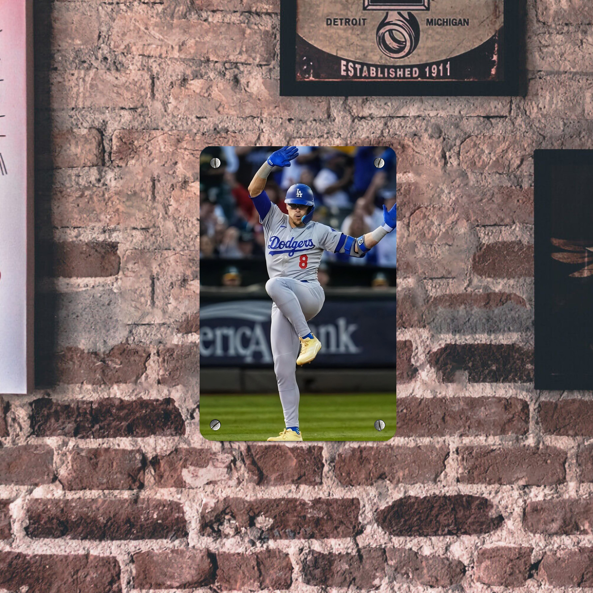  Metal Tin Sign 8x12inch - High-Quality Full-Print Decorative Wall Art, Durable Rust-Resistant Metal Plaque For Living Room, Bedroom, Kitchen, Office, Bar Décor