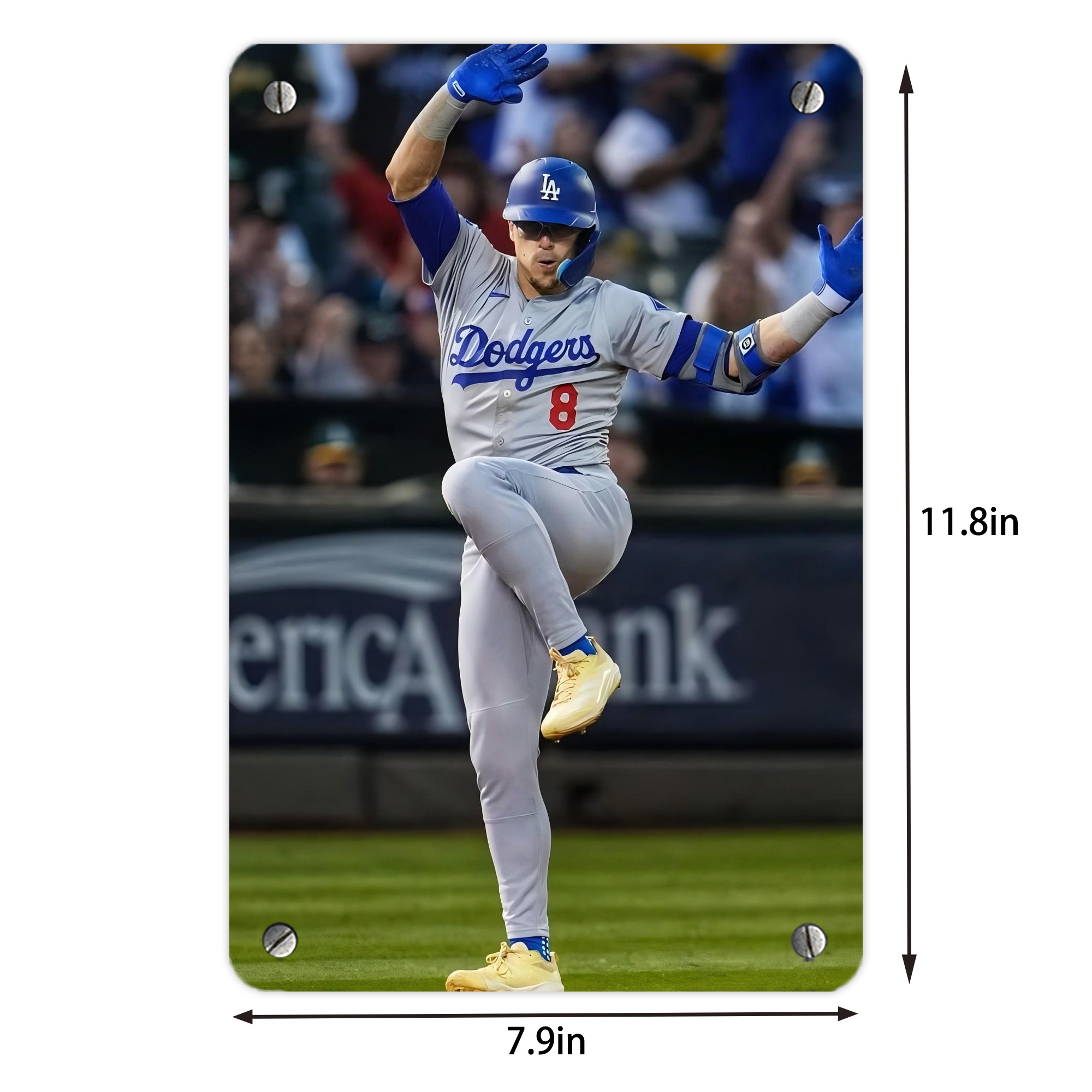  Metal Tin Sign 8x12inch - High-Quality Full-Print Decorative Wall Art, Durable Rust-Resistant Metal Plaque For Living Room, Bedroom, Kitchen, Office, Bar Décor