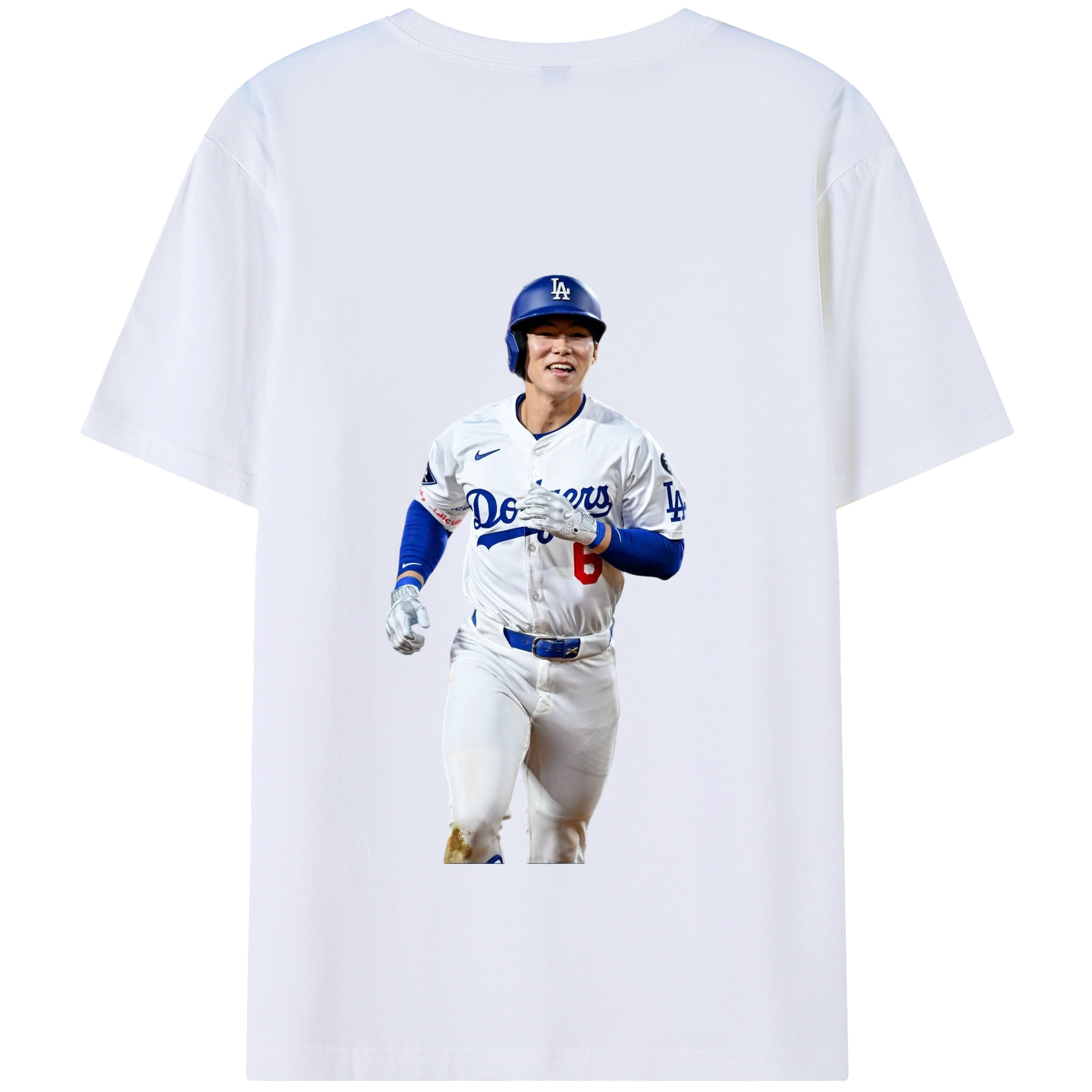  180g Combed Cotton T-Shirt With Back Heat Transfer Print – Soft, Lightweight, Fitted Design – Stylish Casual Wear For Sports & Everyday Use