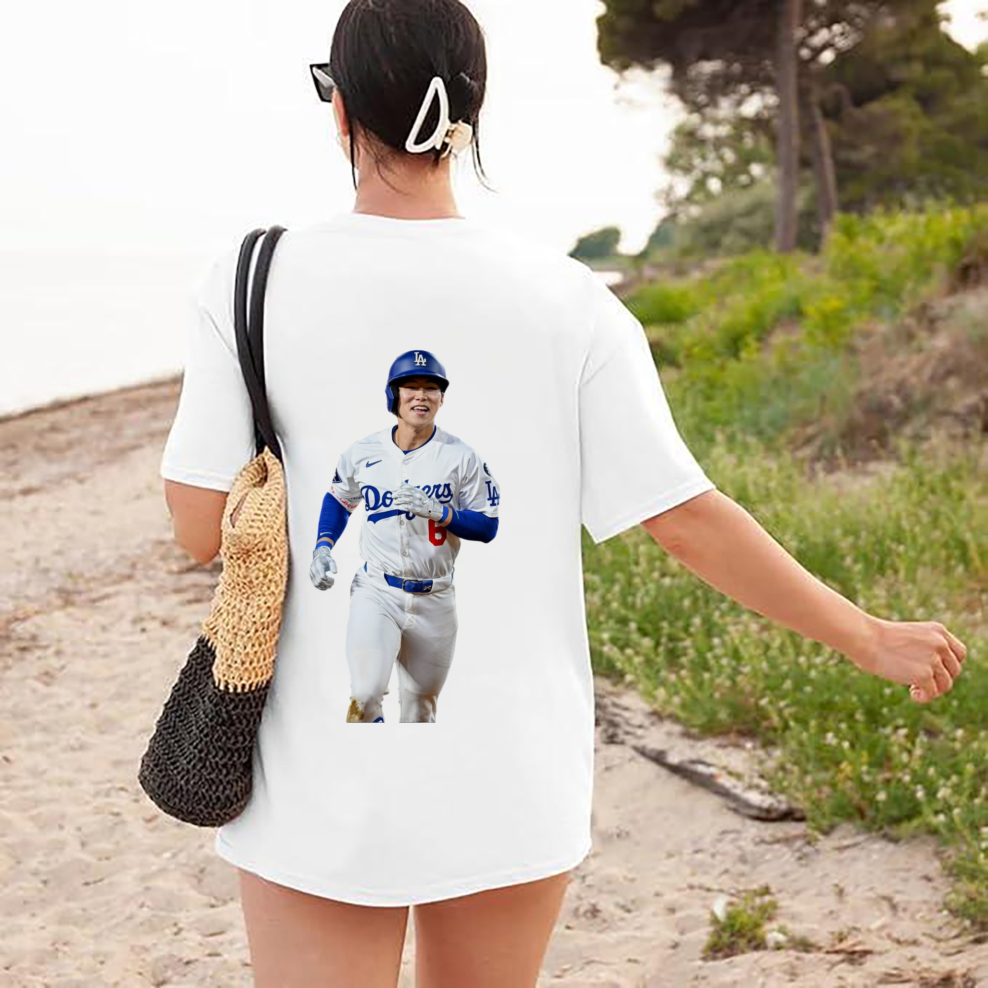  180g Combed Cotton T-Shirt With Back Heat Transfer Print – Soft, Lightweight, Fitted Design – Stylish Casual Wear For Sports & Everyday Use