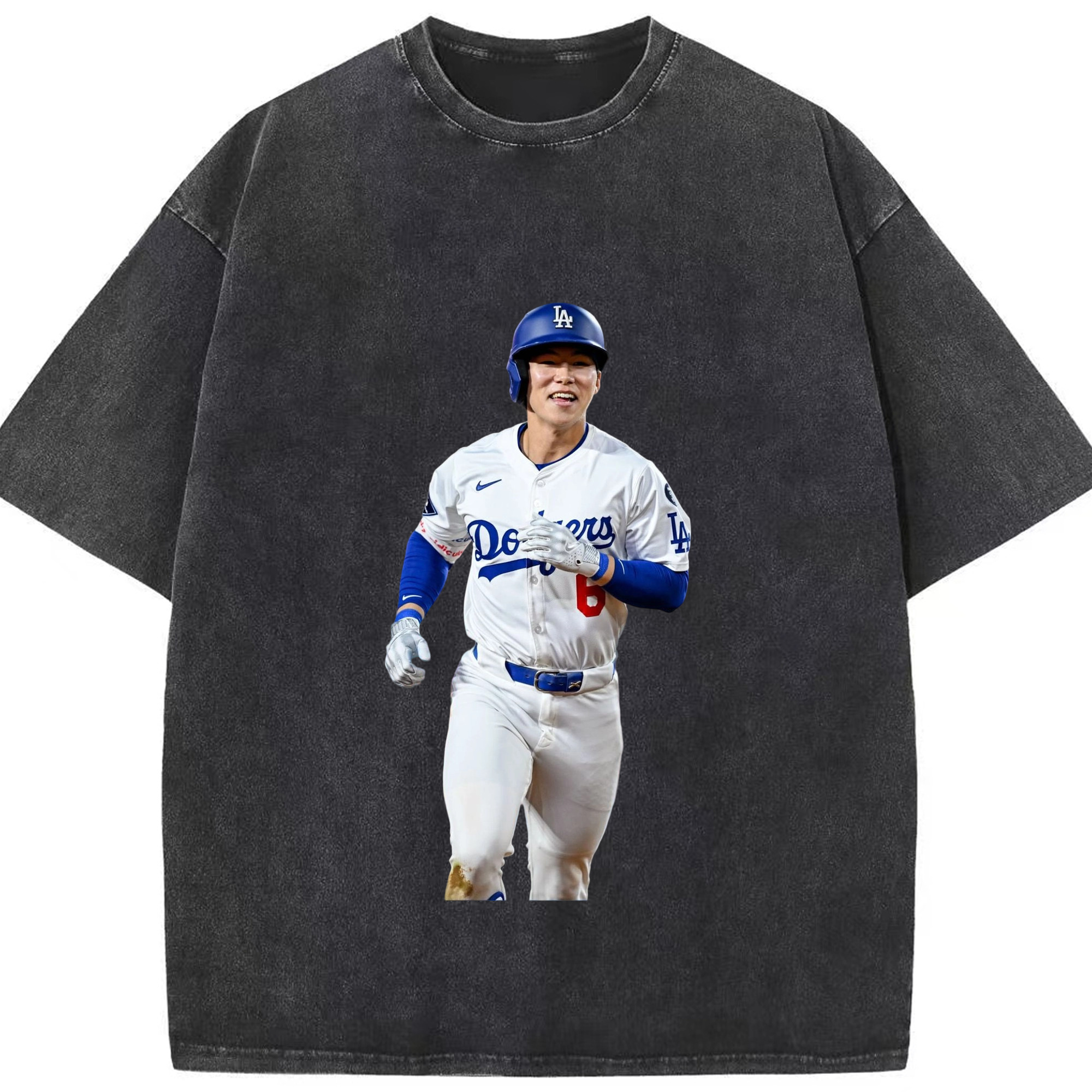  Washed Vintage Look 230g Cotton Oversized T-Shirt With Front Heat Transfer Print – Soft, Lightweight, Stylish Fit – Comfortable Casual Wear For Sports & Everyday Use