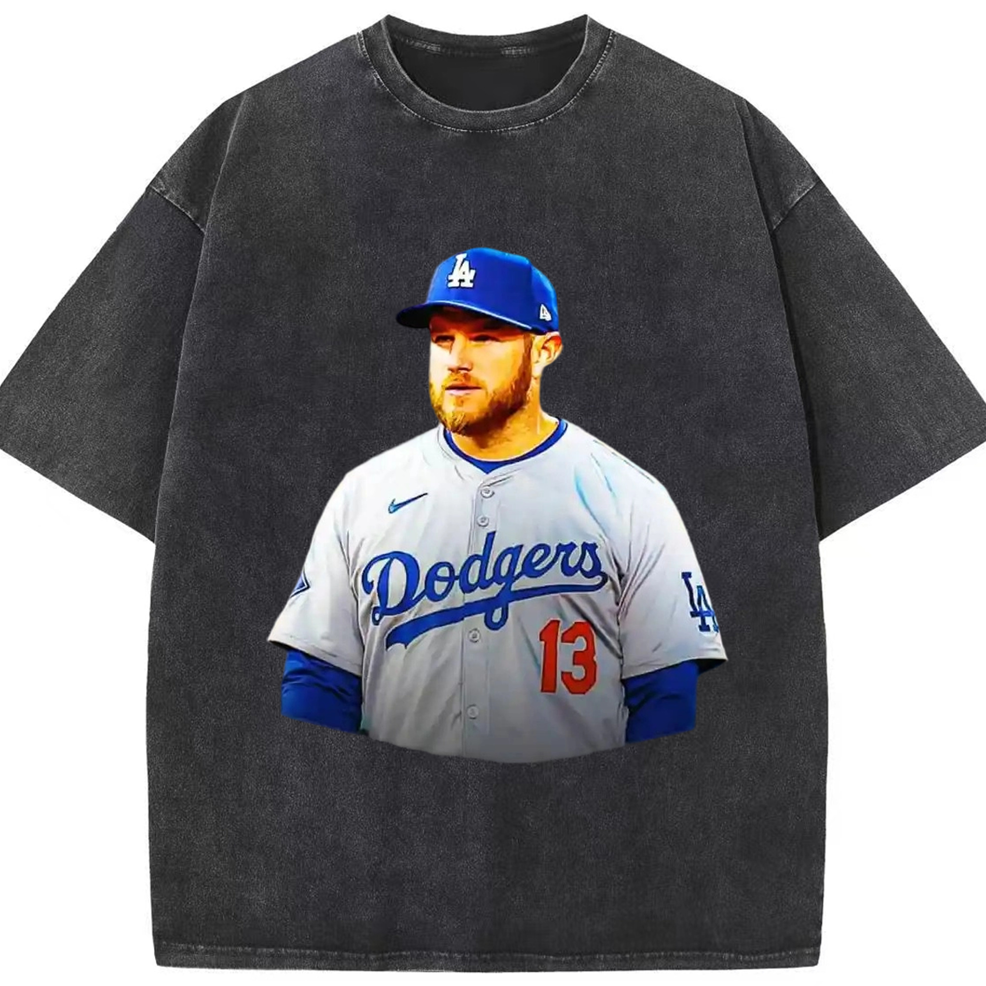  Washed Vintage Look 230g Cotton Oversized T-Shirt With Front Heat Transfer Print – Soft, Lightweight, Stylish Fit – Comfortable Casual Wear For Sports & Everyday Use