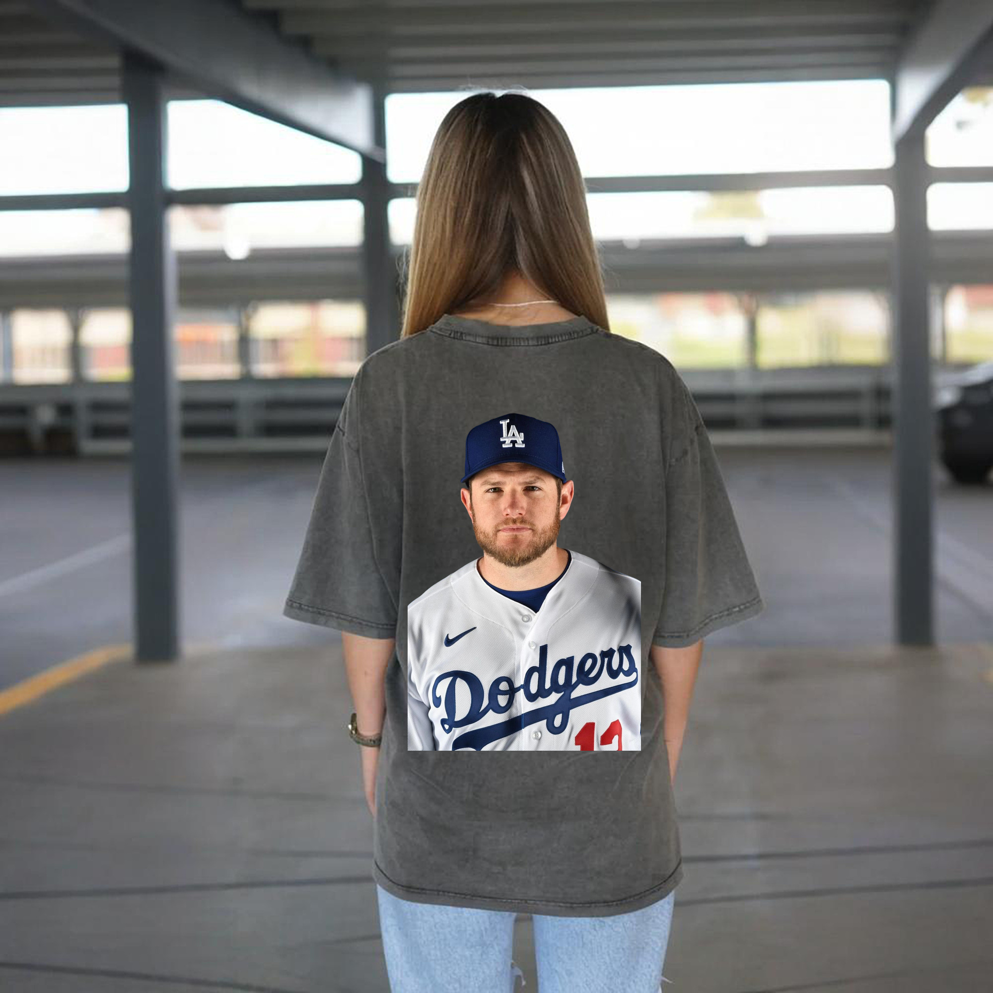  Washed Vintage 230g Cotton Oversized T-Shirt With Back Heat Transfer Print – Soft, Lightweight & Stylish – Comfortable Casual Wear For Sports & Everyday Use